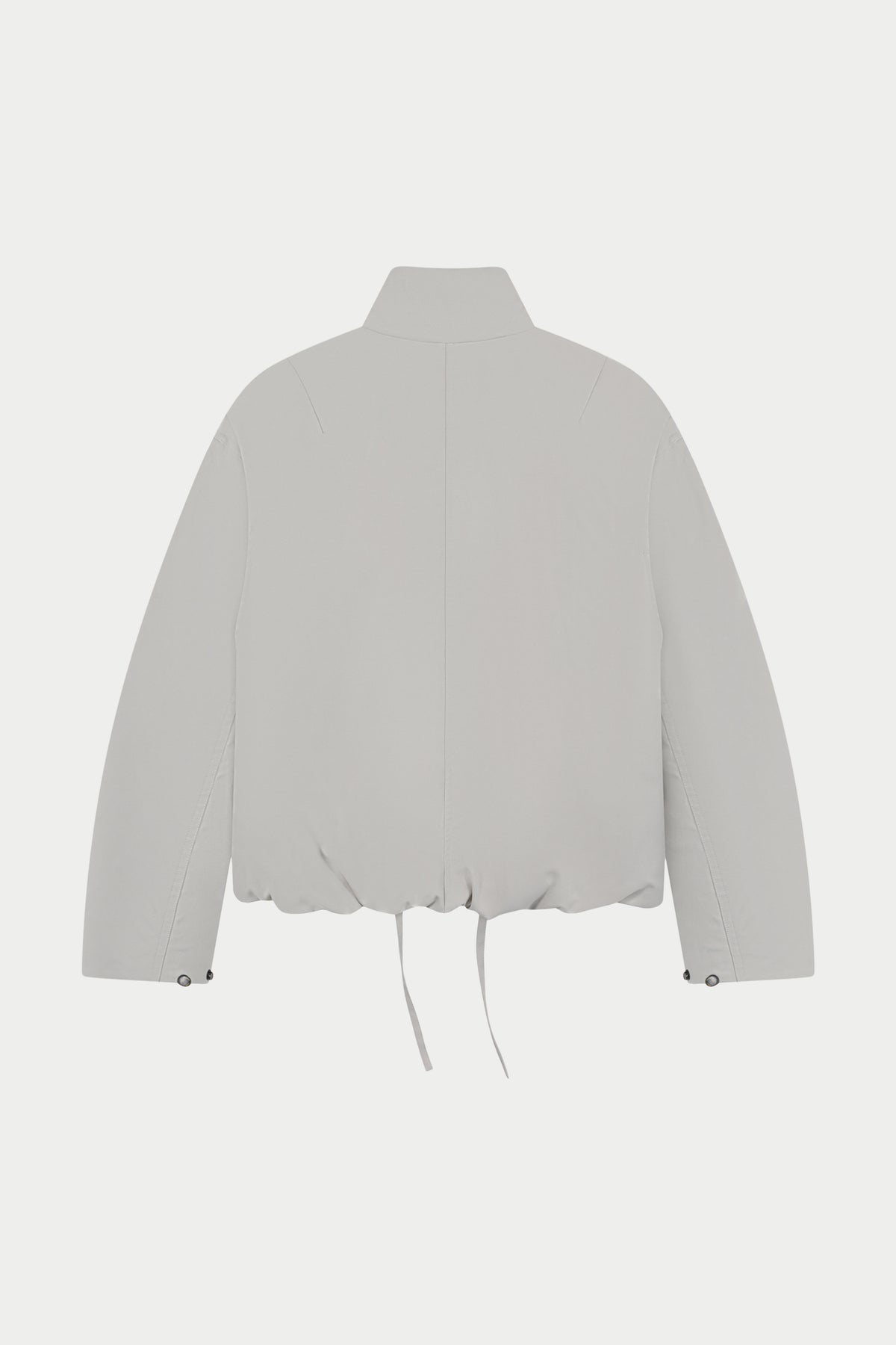 FUNNEL NECK HARRINGTON JACKET - STONE