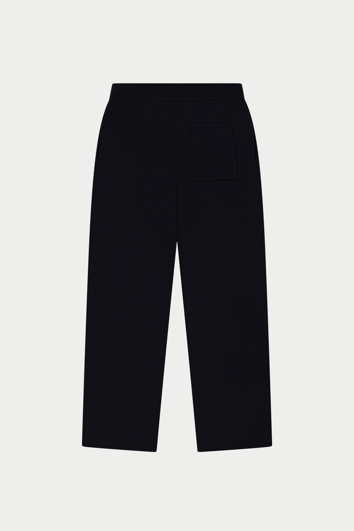 COMPACT KNIT COPYRIGHT JOGGERS - BLACK