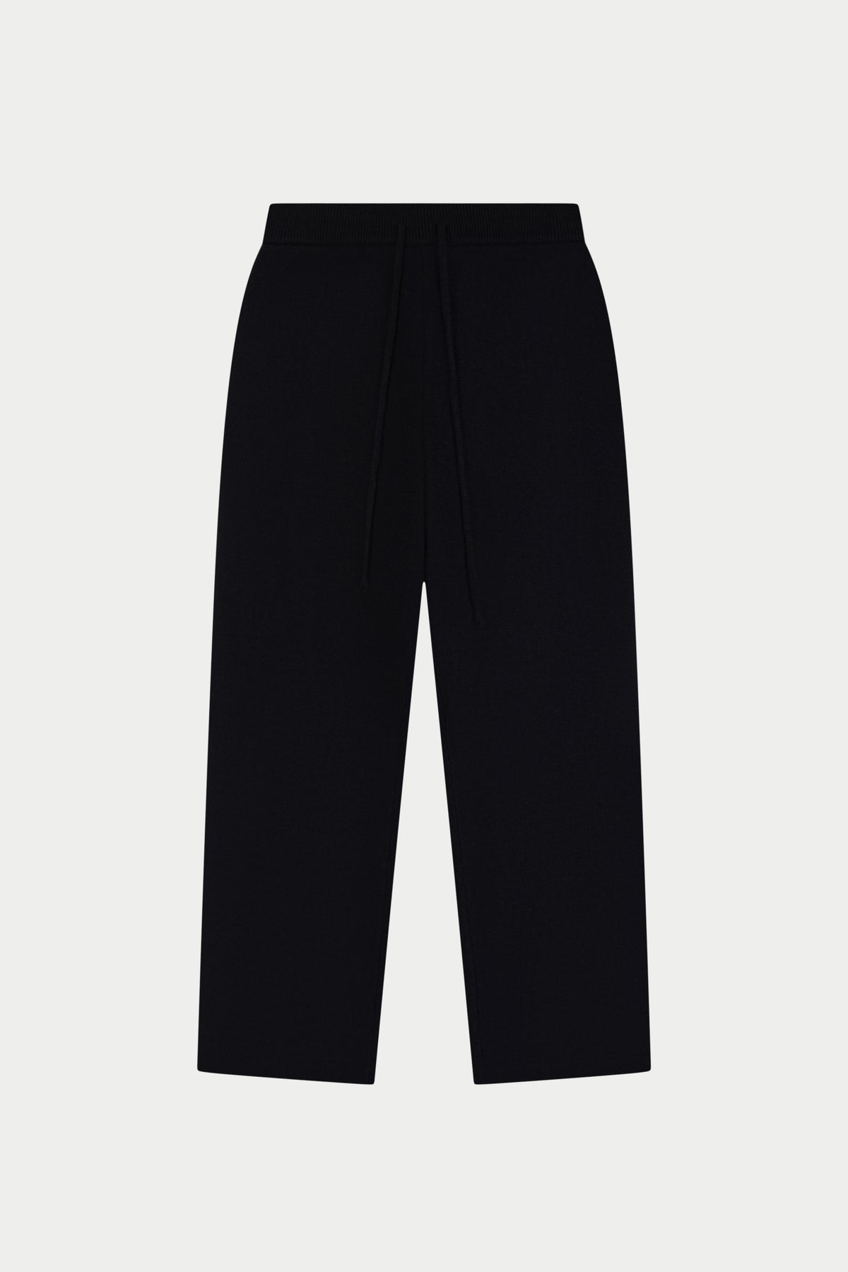 COMPACT KNIT COPYRIGHT JOGGERS - BLACK