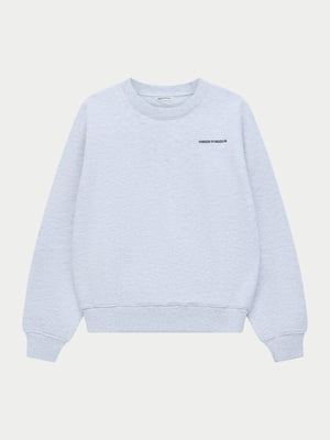 COPYRIGHT RELAXED CREW - GREY MARL
