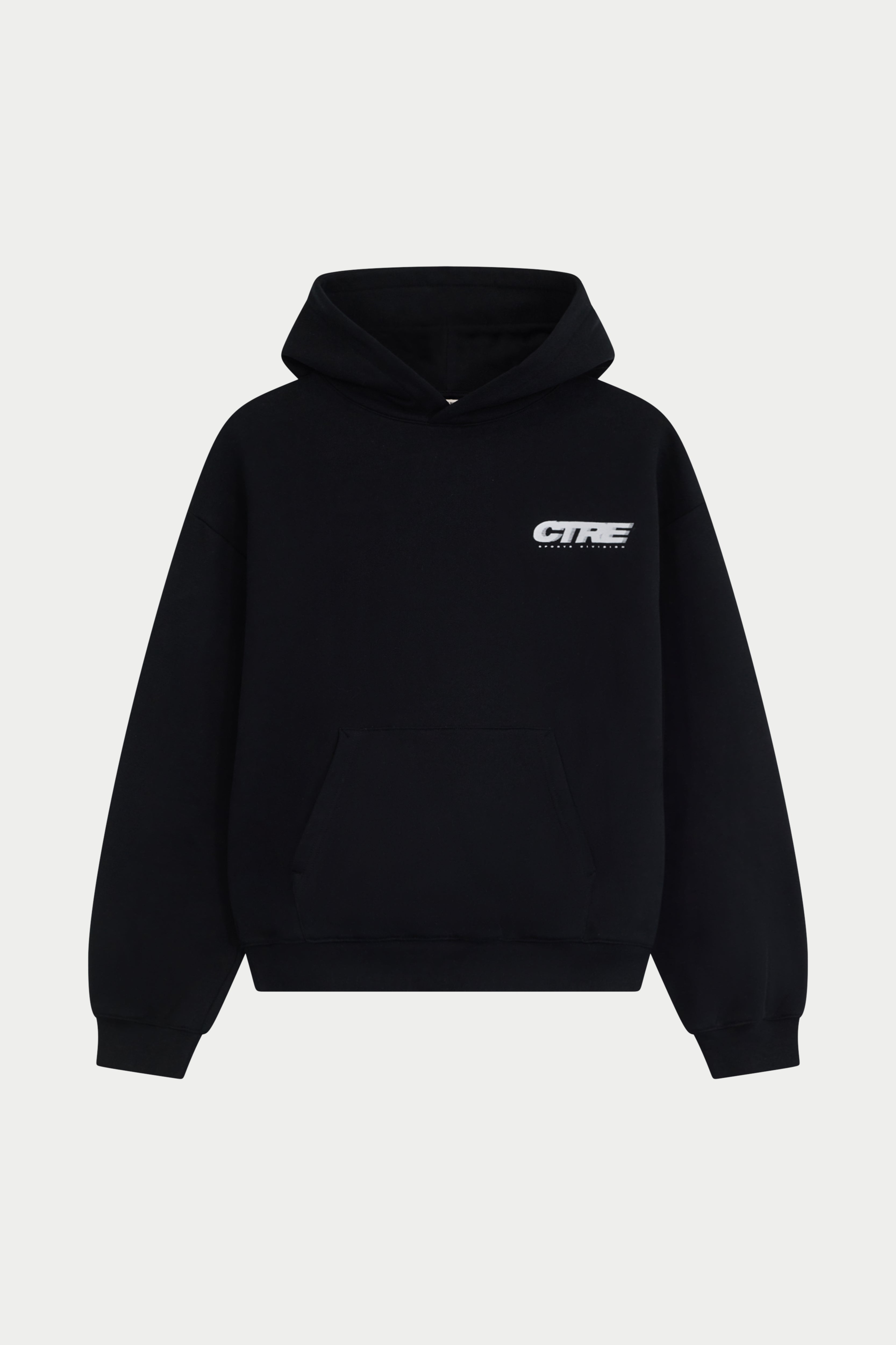 RETRO SPORT CTRE GRAPHIC HOODIE - BLACK