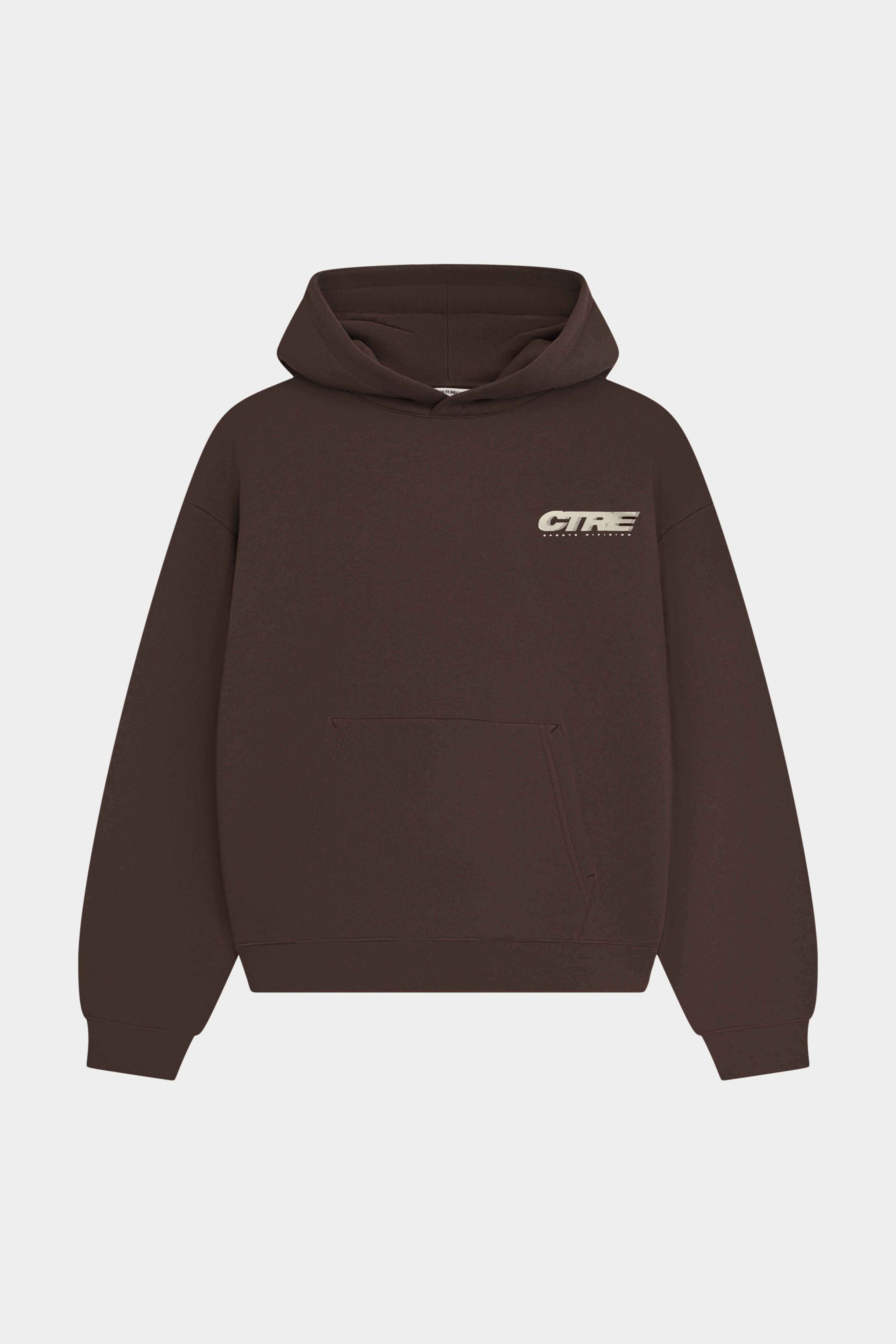 RETRO SPORT CTRE GRAPHIC HOODIE - BROWN