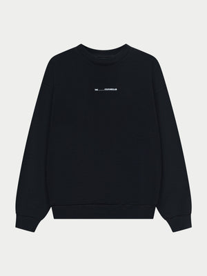 LUXURY IN MOTION GRAPHIC CREW - BLACK