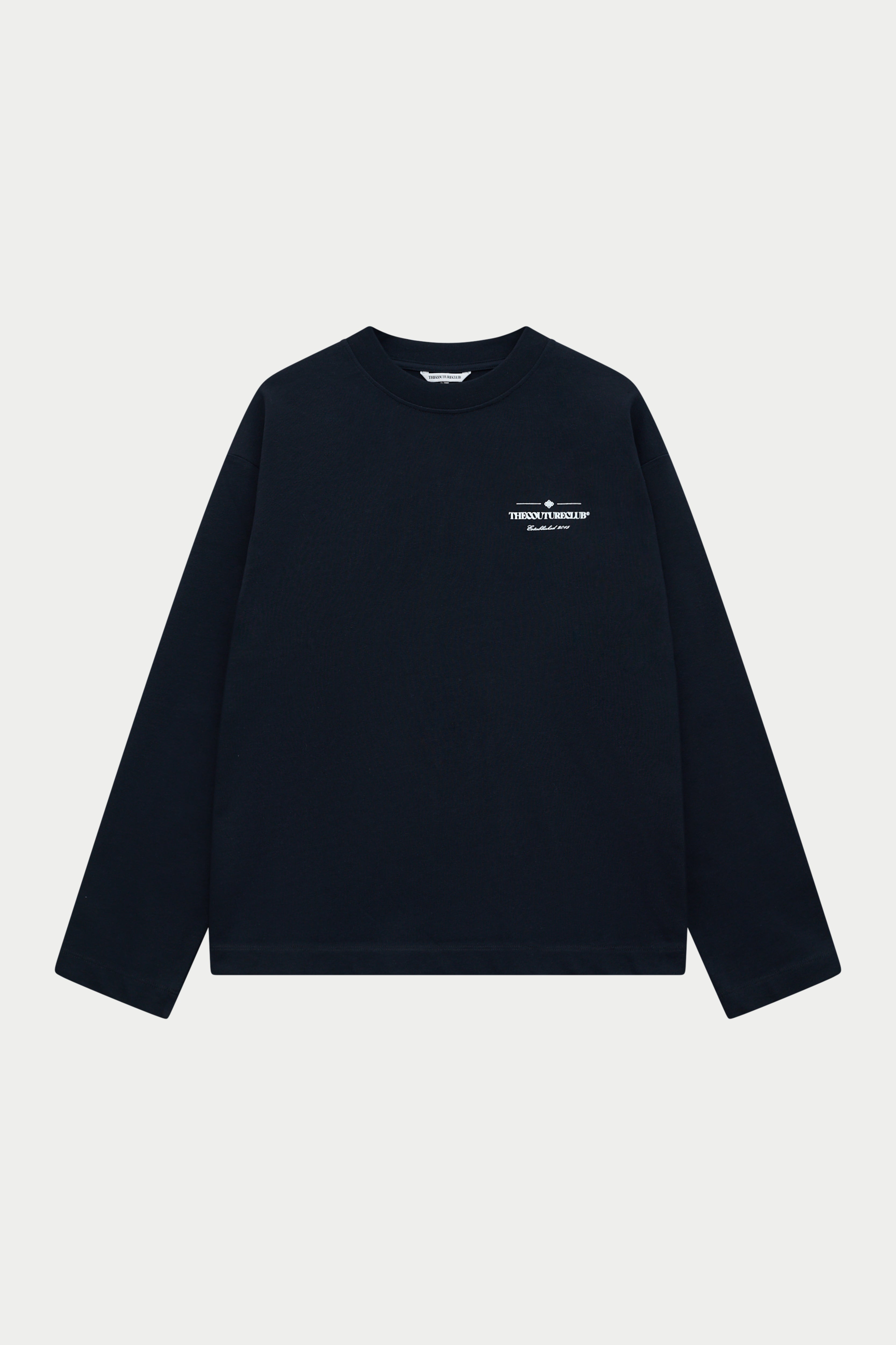COPYRIGHT LONG SLEEVE T-SHIRT - BLACK WHITE