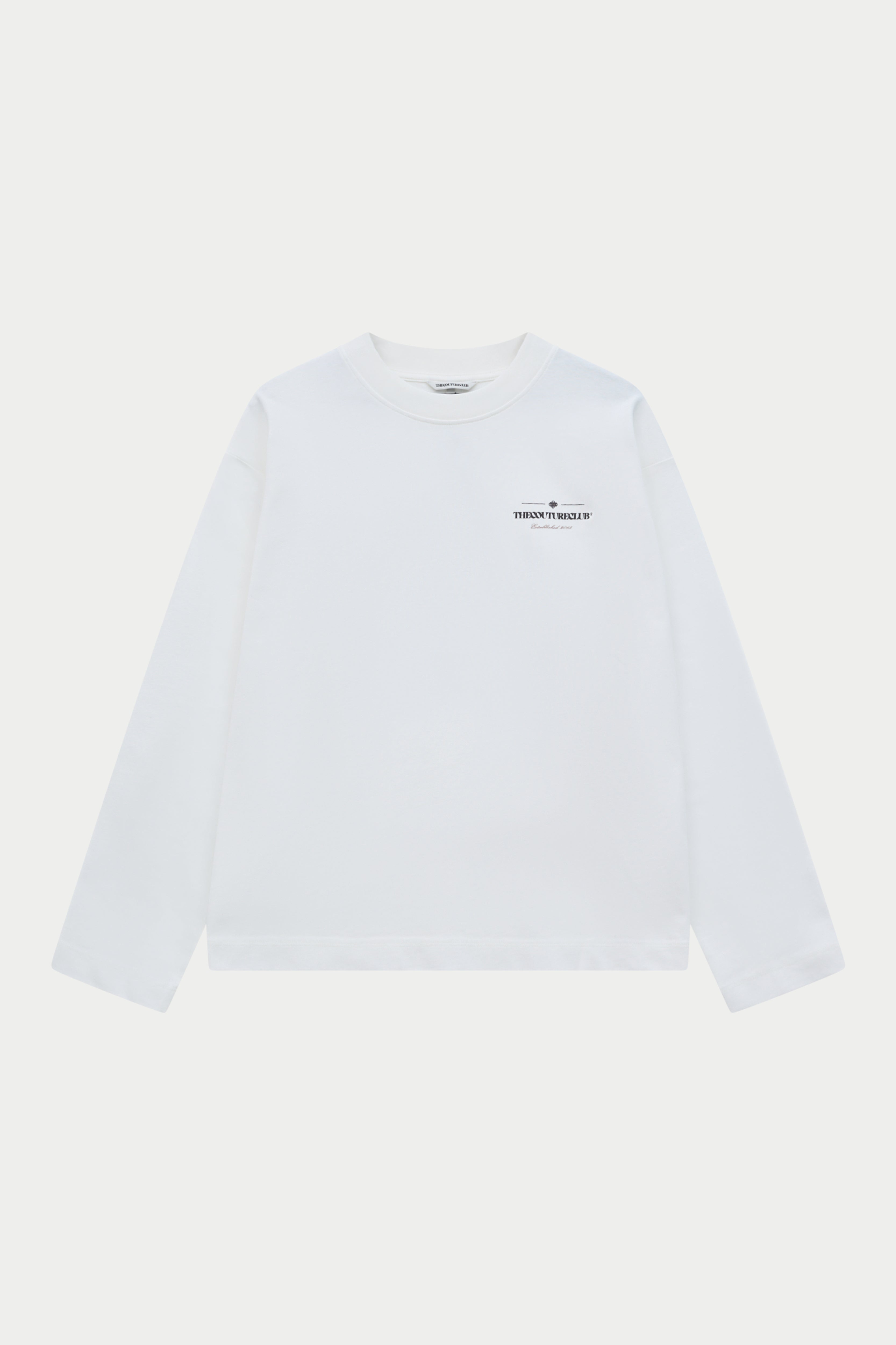 COPYRIGHT LONG SLEEVE T-SHIRT - OFF WHITE BROWN