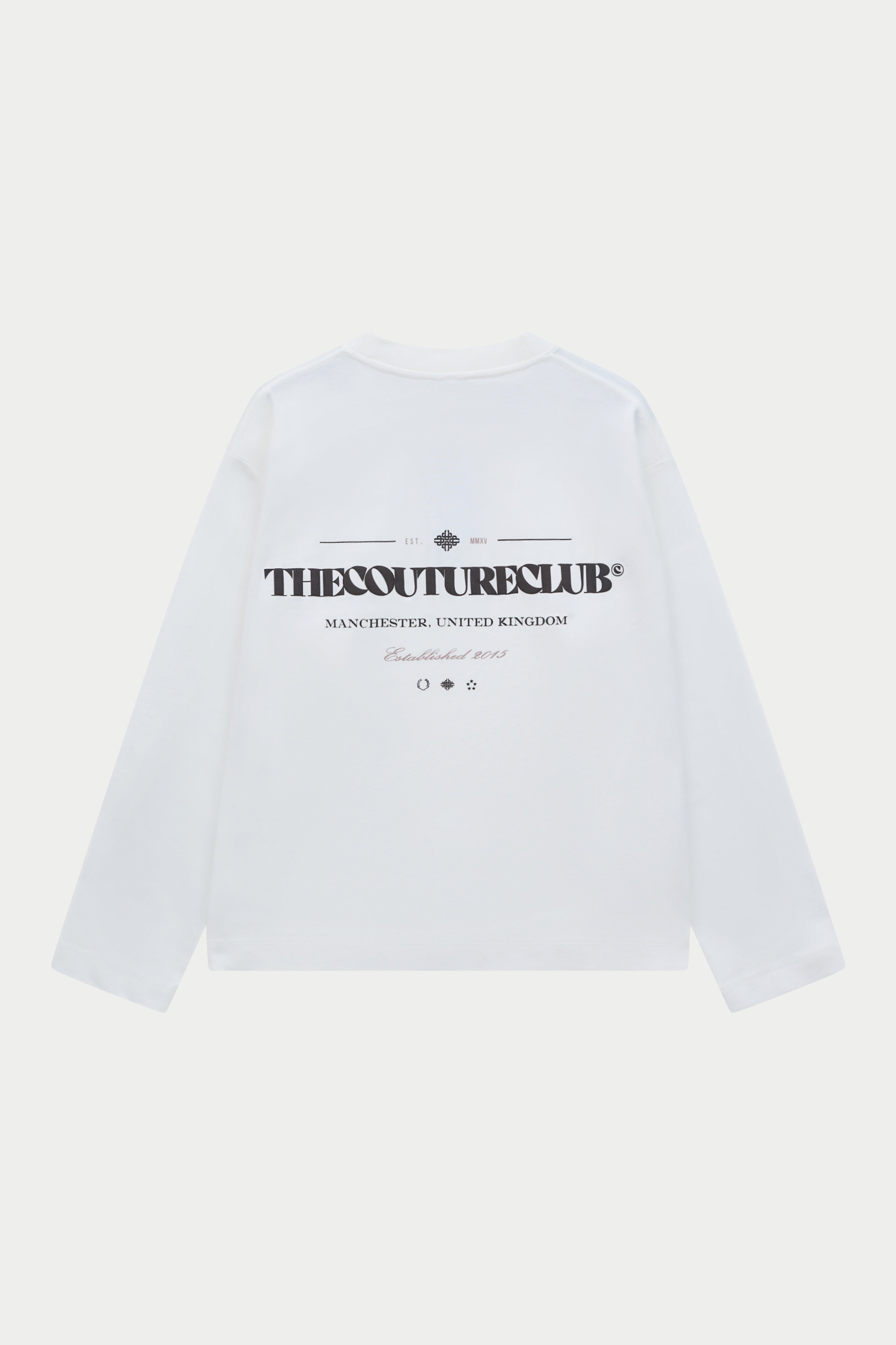 COPYRIGHT LONG SLEEVE T-SHIRT - OFF WHITE BROWN