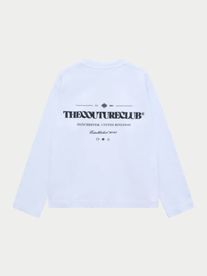 COPYRIGHT LONG SLEEVE T-SHIRT - BLACK WHITE