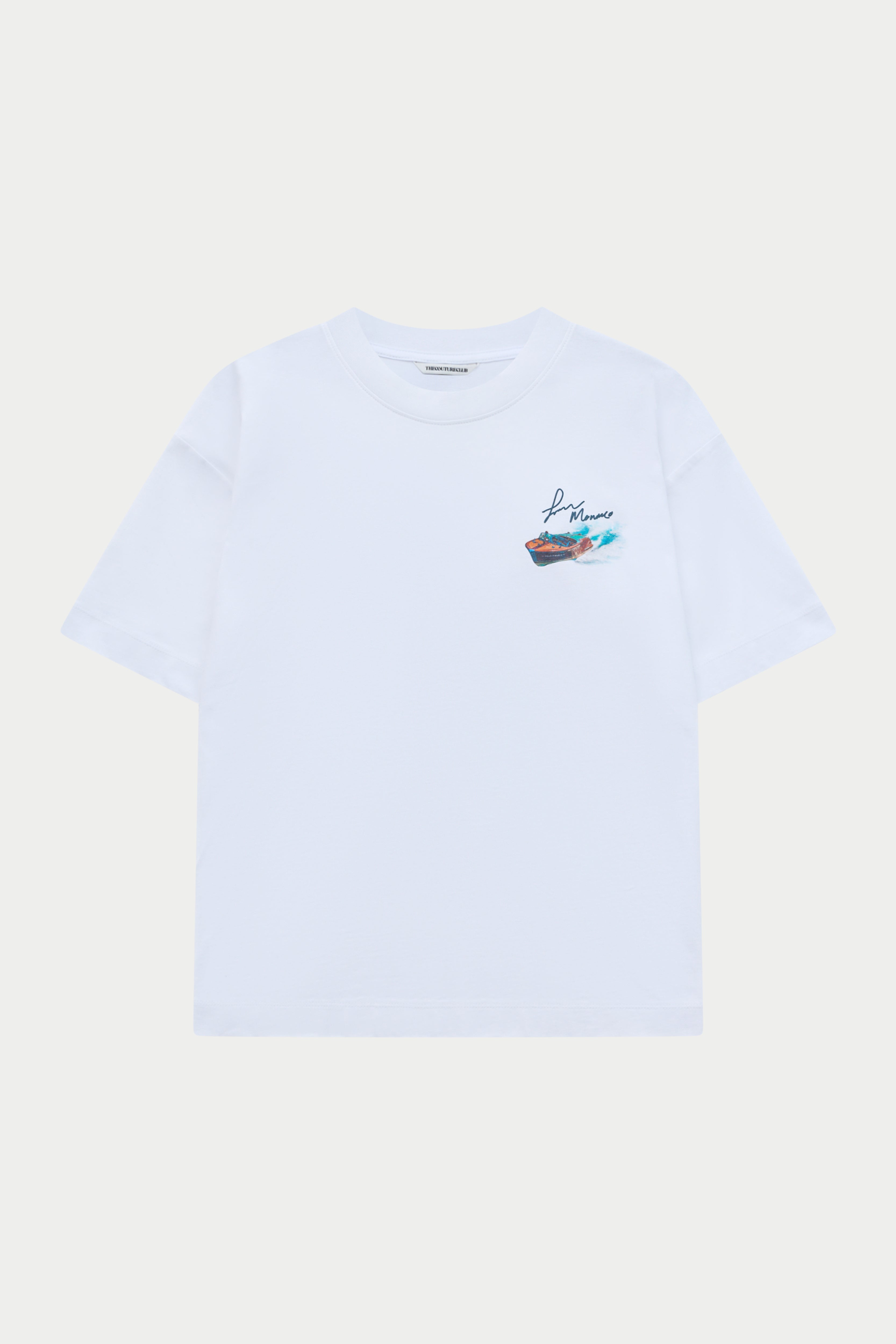 MONACO WITH LOVE GRAPHIC T-SHIRT - WHITE
