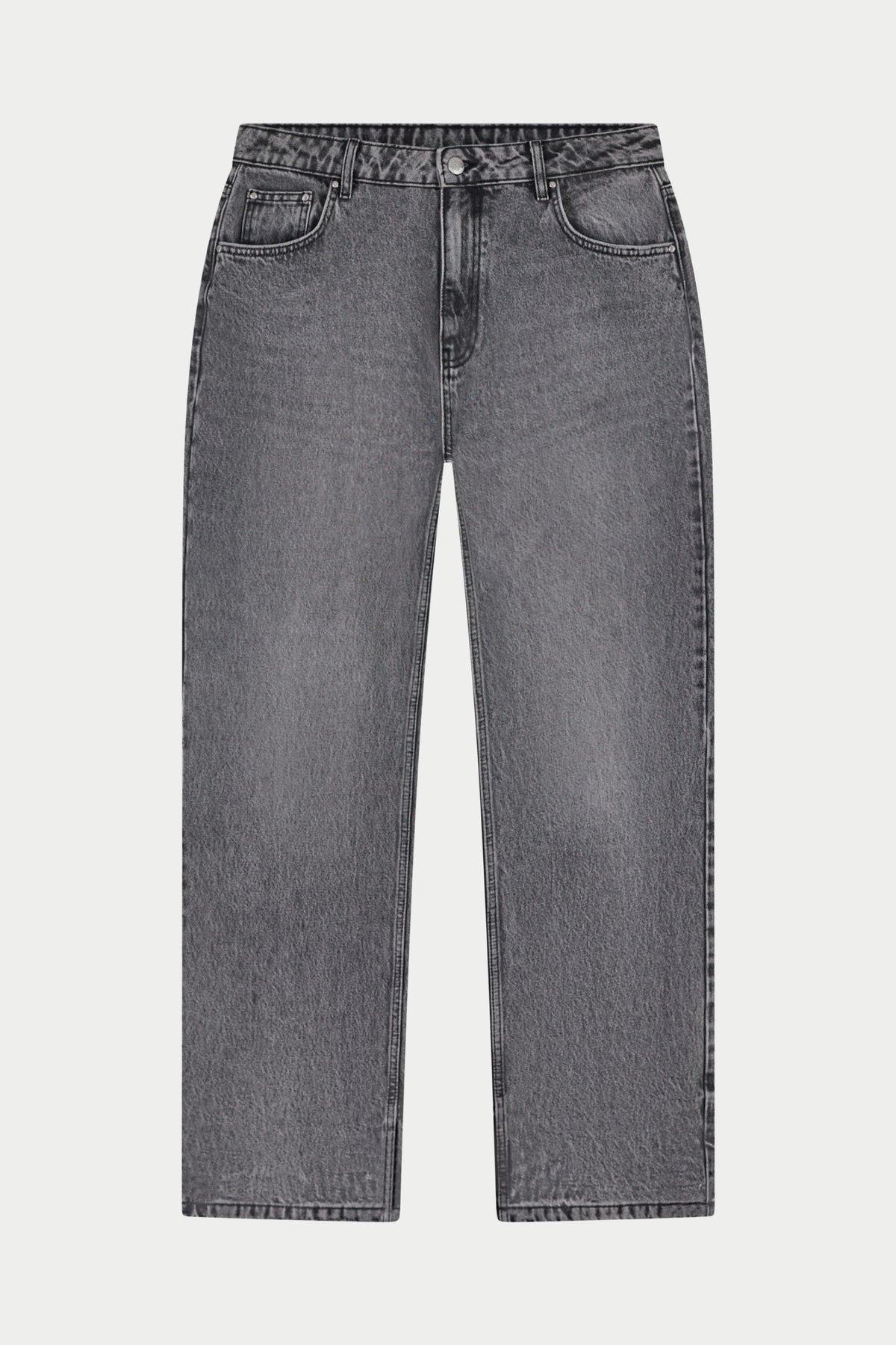 RELAXED STRAIGHT FIT JEAN - WASHED GREY