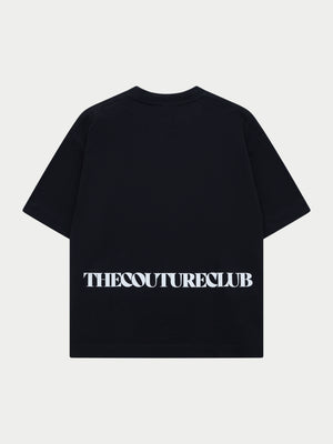 COPYRIGHT GRAPHIC PRINT T-SHIRT - BLACK