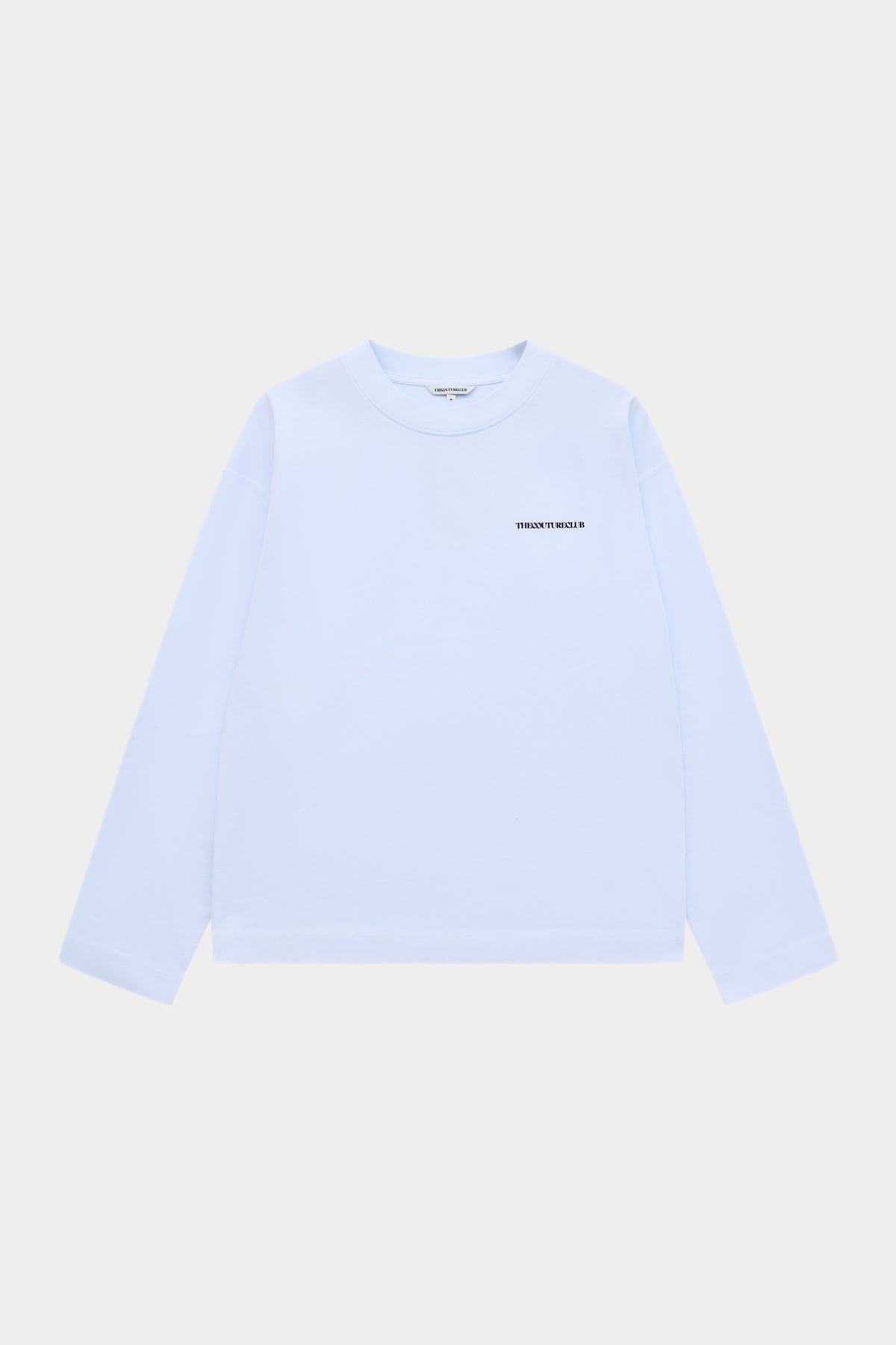 COPYRIGHT PRINT LONG SLEEVE T-SHIRT - WHITE 