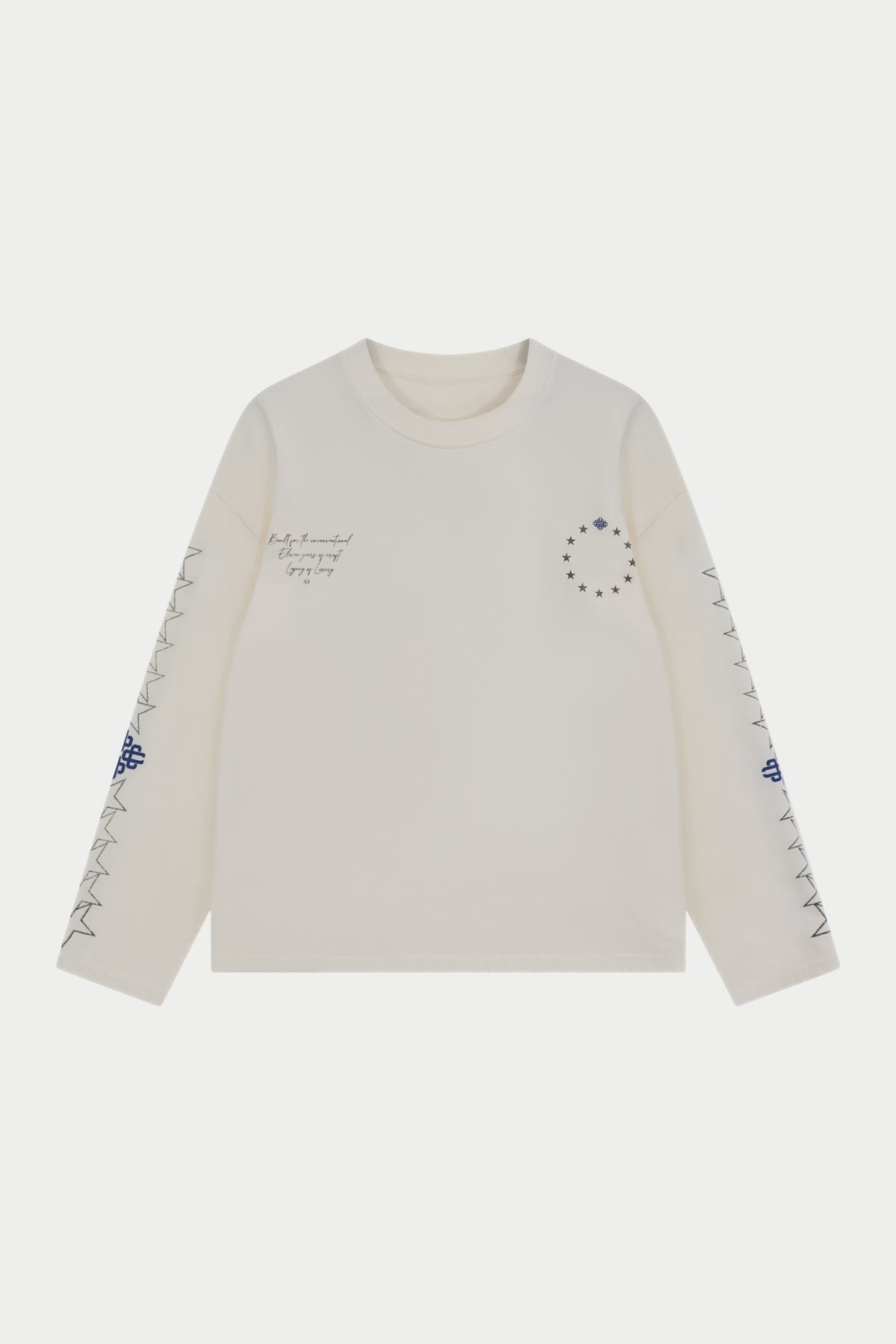 LEGACY GRAPHIC LONG SLEEVE T-SHIRT - WHITE