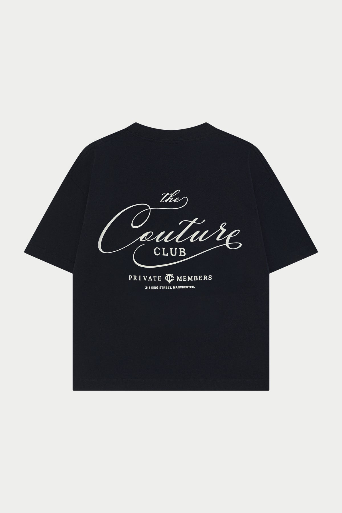 PRIVATE MEMBERS SCRIPT T-SHIRT - BLACK