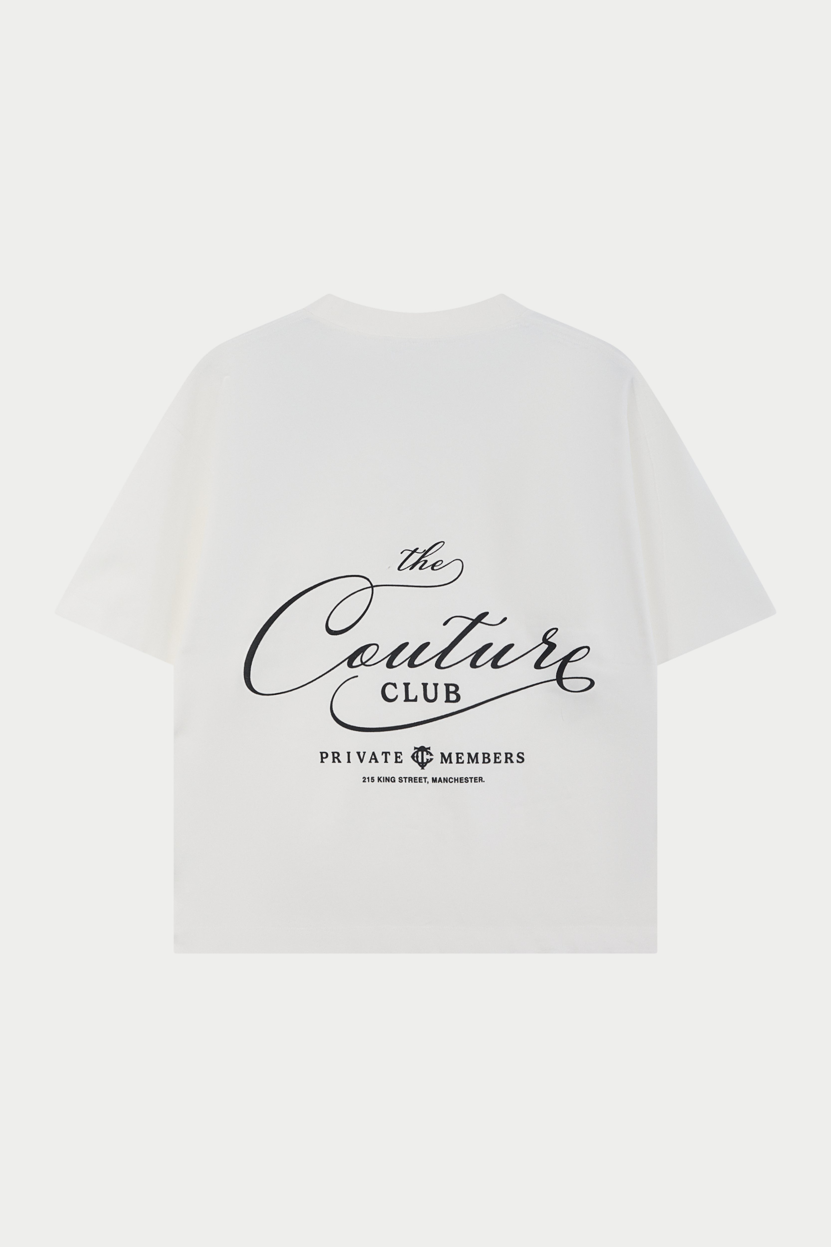 PRIVATE MEMBERS SCRIPT T-SHIRT - OFF WHITE