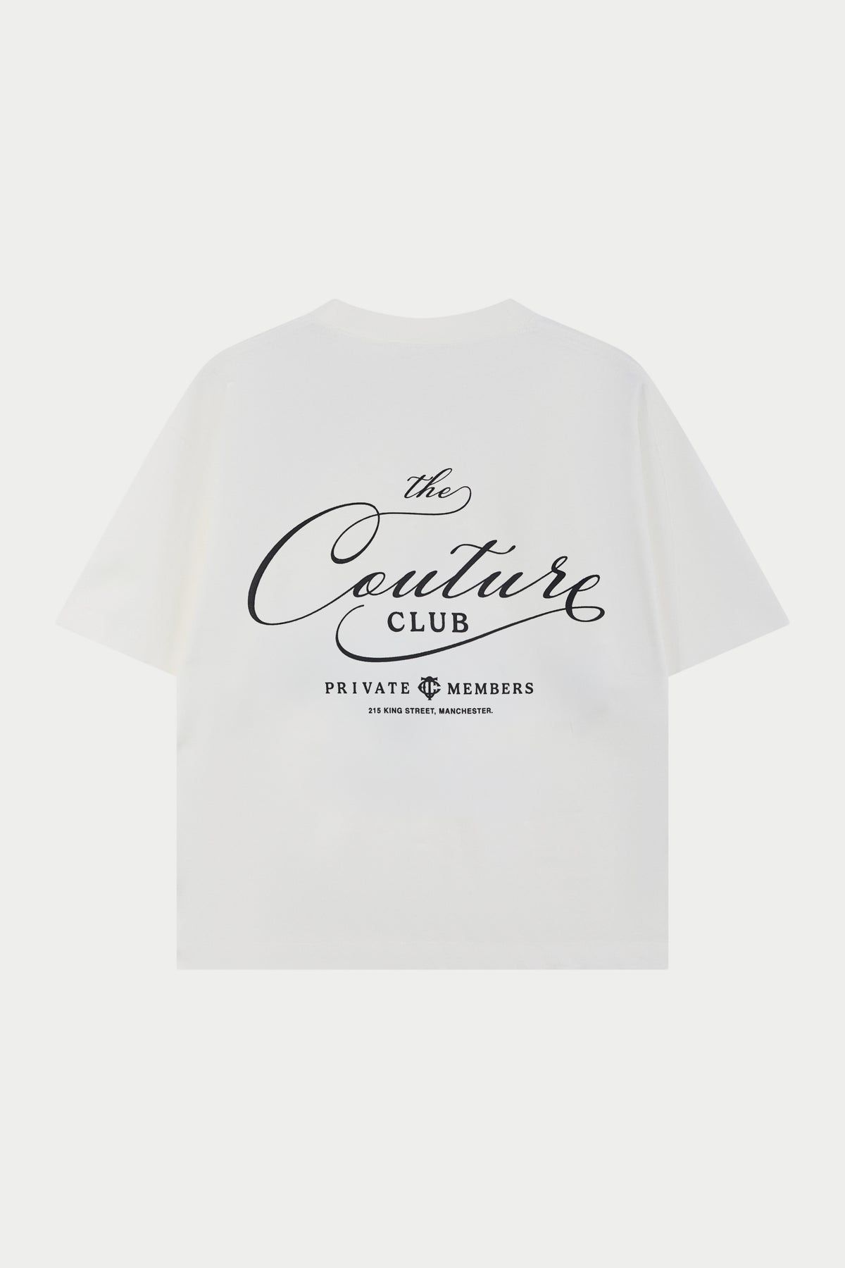 PRIVATE MEMBERS SCRIPT T-SHIRT - OFF WHITE