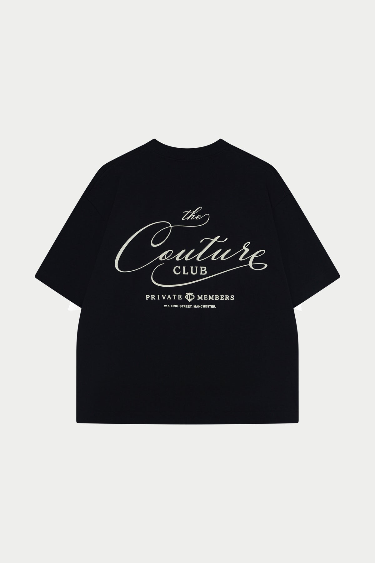 PRIVATE MEMBERS SCRIPT T-SHIRT - BLACK