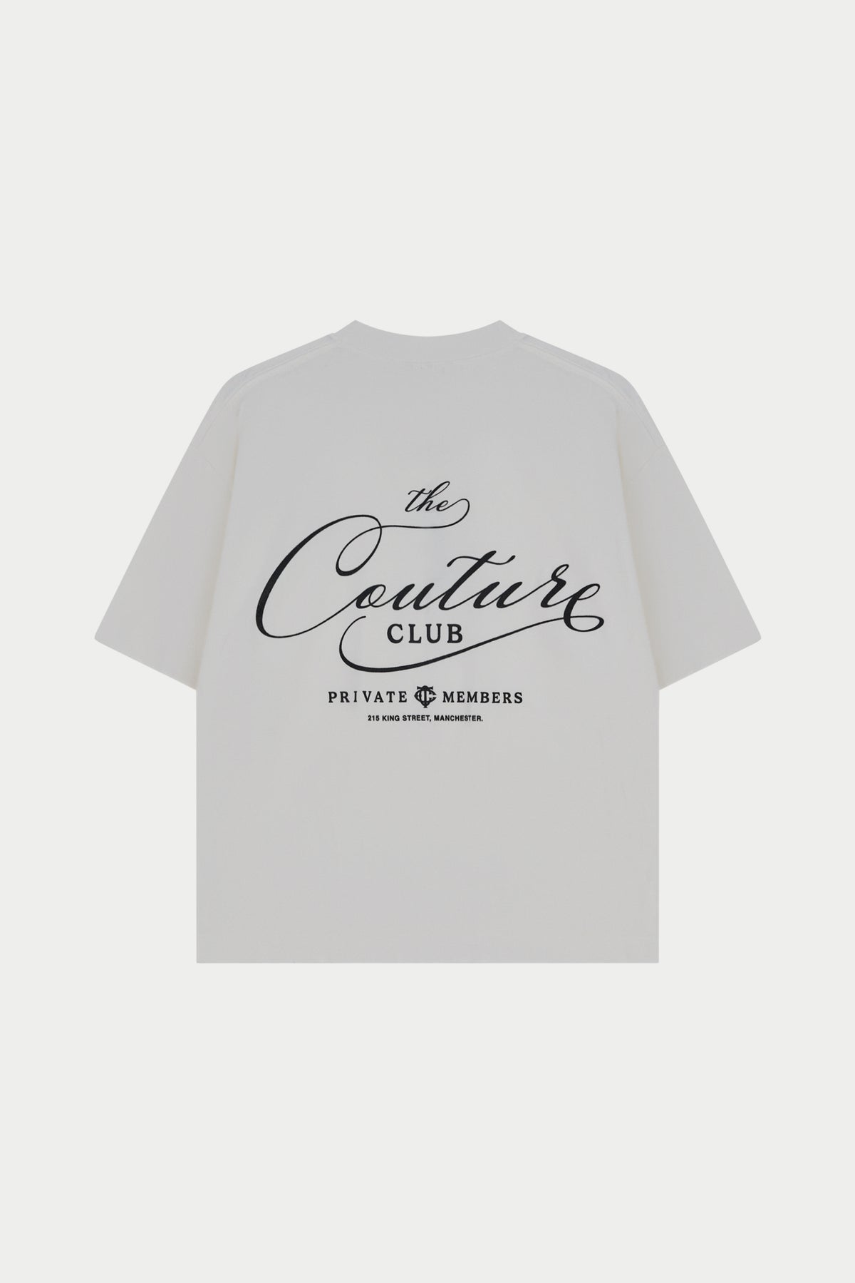 PRIVATE MEMBERS SCRIPT T-SHIRT - OFF WHITE