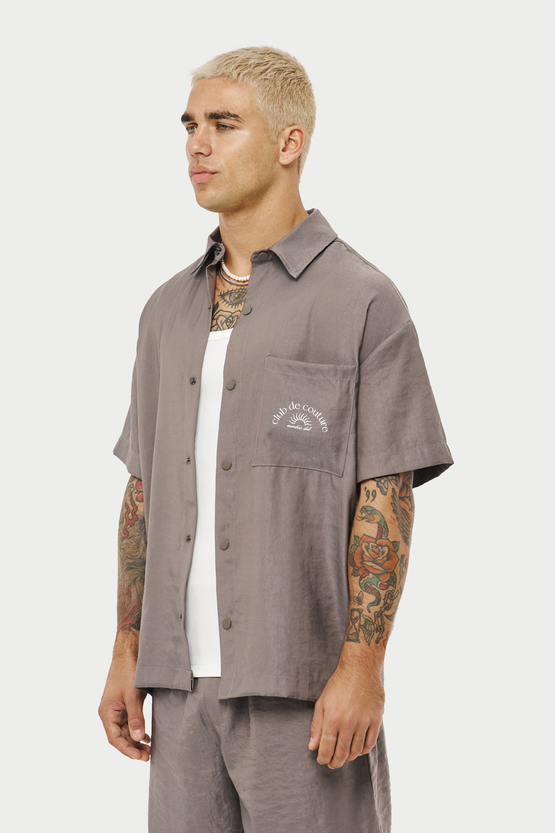 CLUB DE COUTURE RELAXED SHIRT - MINK