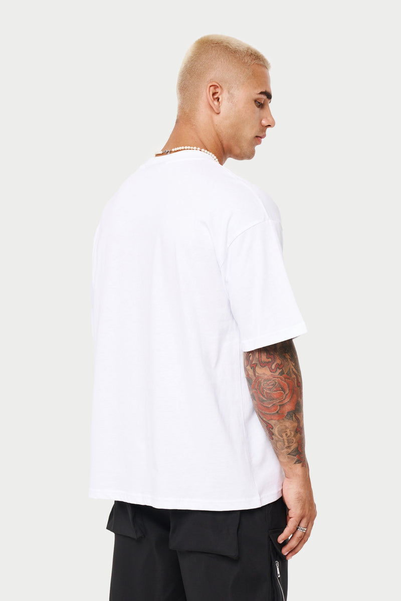 EAGLE GRAPHIC RELAXED T-SHIRT - WHITE