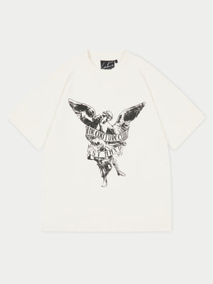 ANGEL SCRIPT RELAXED T-SHIRT - OFF WHITE