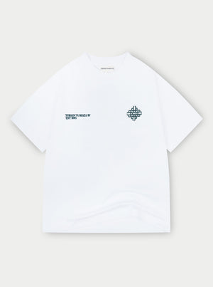 BLURRED GRAPHIC EMBLEM T-SHIRT - GREEN