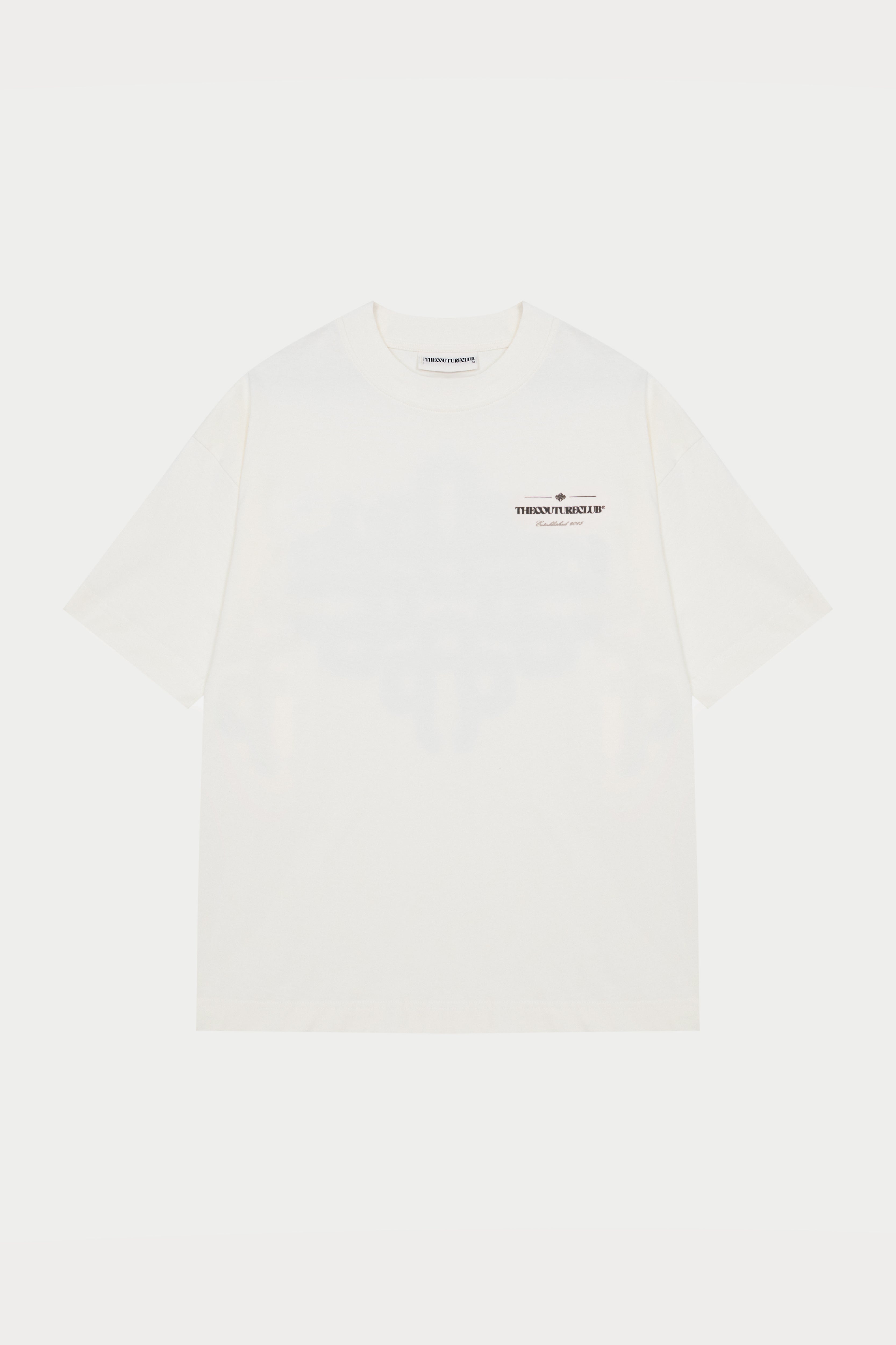 COPYRIGHT MULTI GRAPHIC T-SHIRT - OFF WHITE