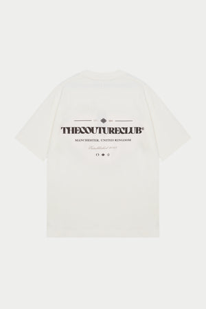 COPYRIGHT MULTI GRAPHIC T-SHIRT - OFF WHITE