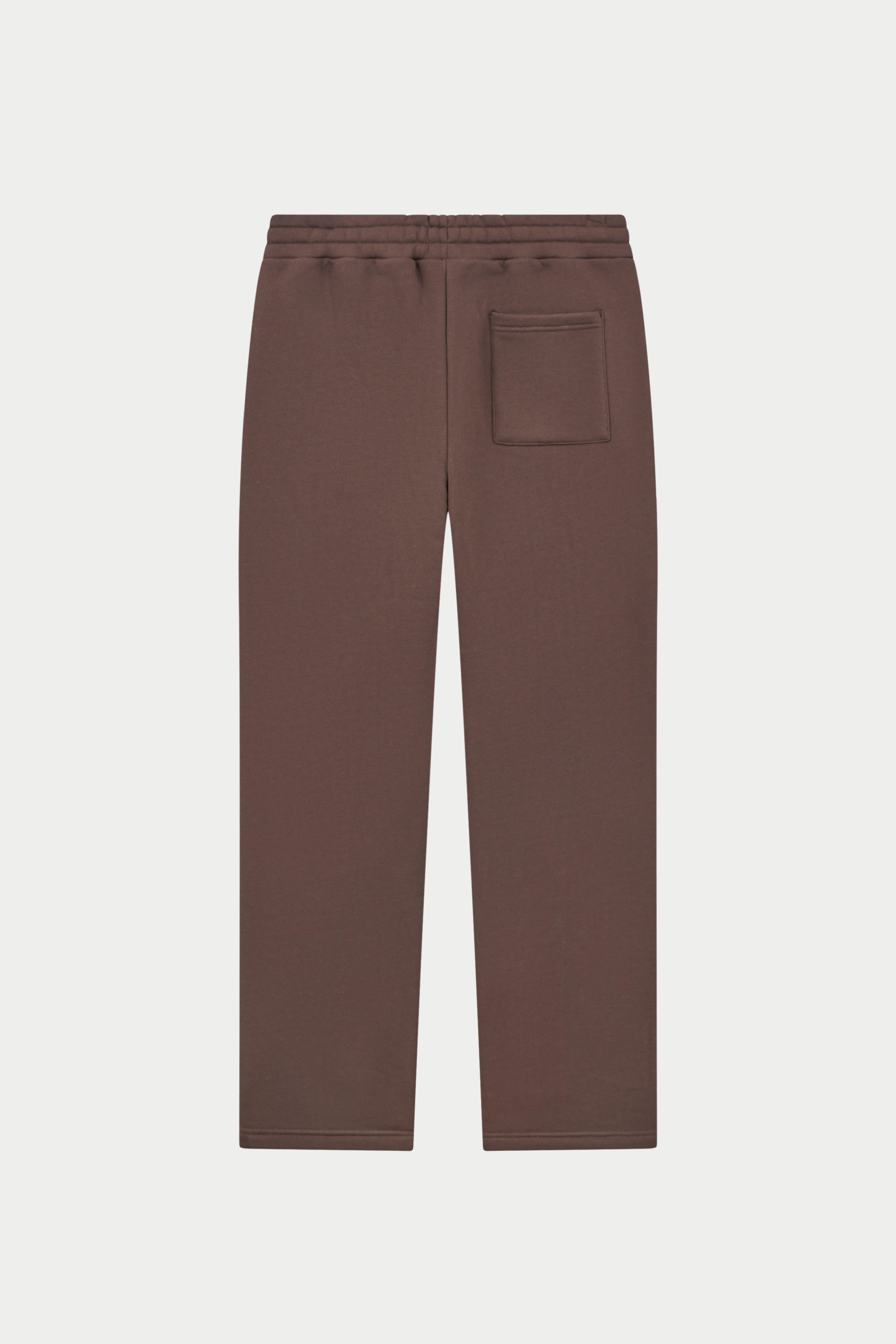 HEAVYWEIGHT MONOGRAM APPLIQUE EMBLEM JOGGERS - BROWN