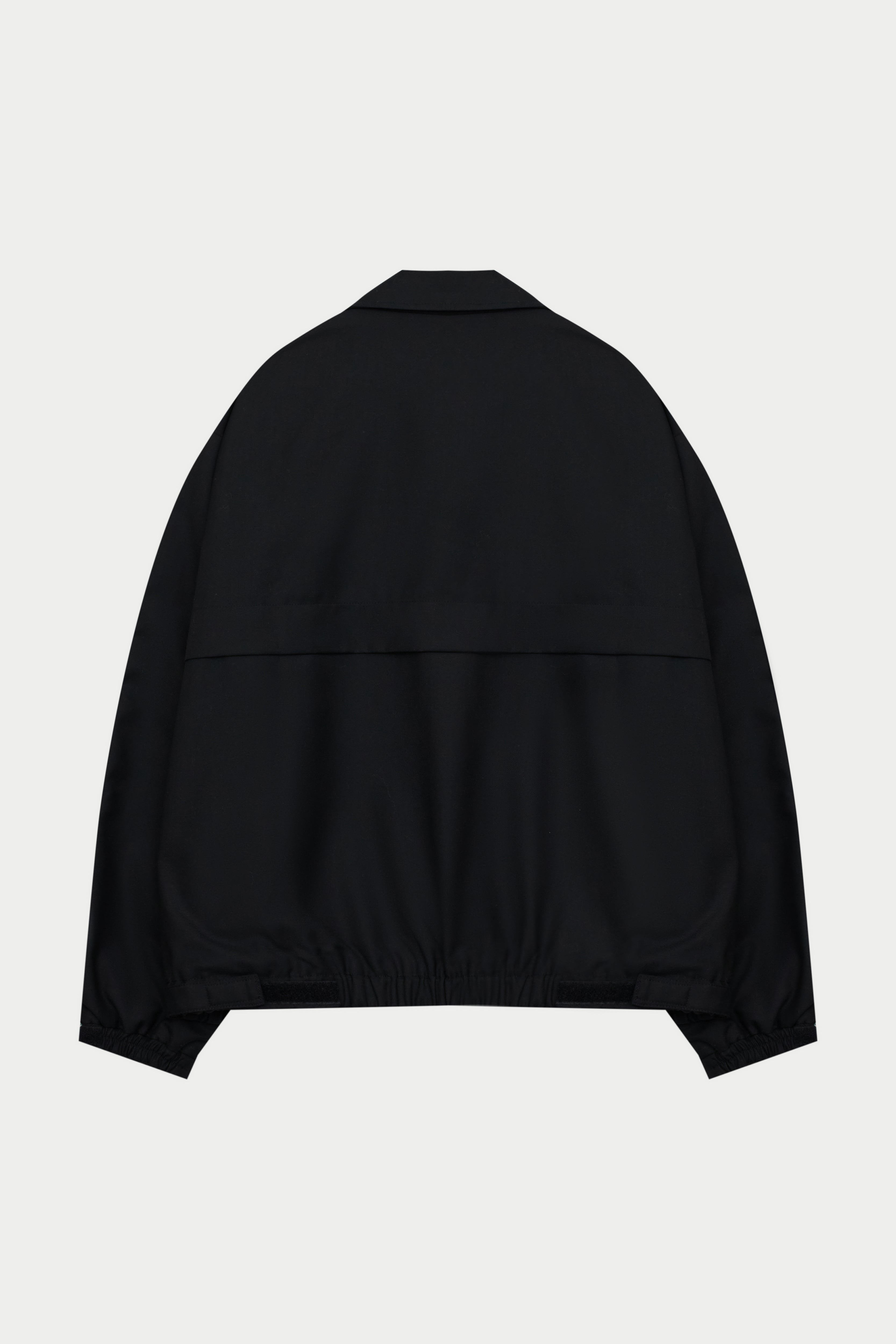 SMART PIPED TRACK JACKET - BLACK