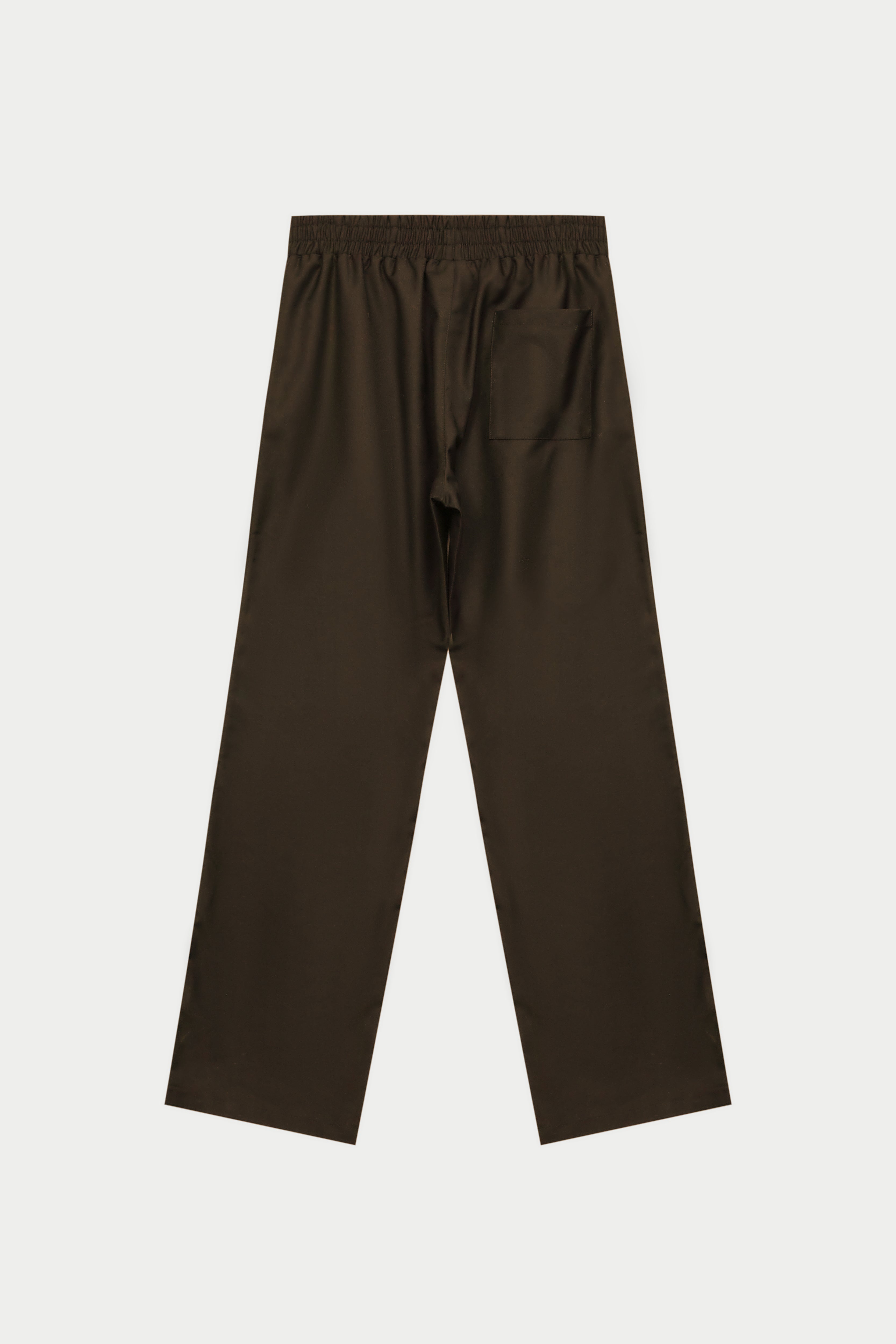 SMART PIPED TROUSERS - BROWN