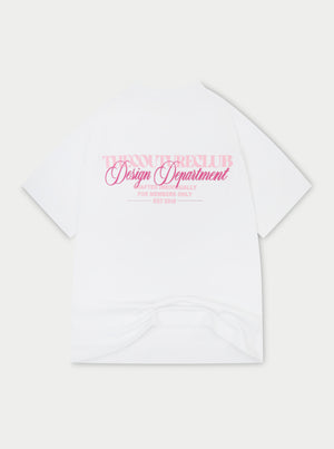 DESIGN DEPARTMENT GRAPHIC T-SHIRT - PINK