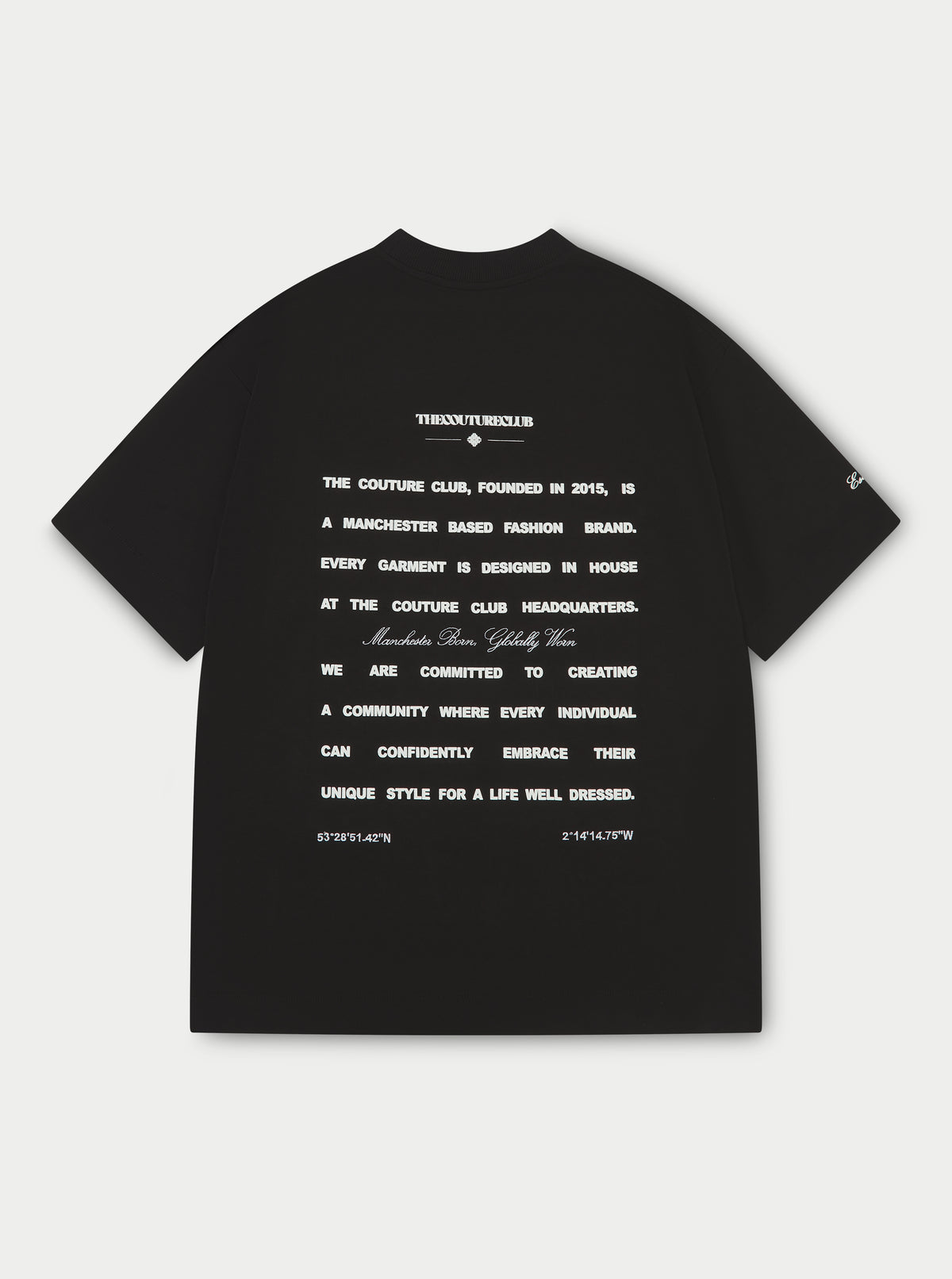 Mission Statement Relaxed T-Shirt - Black