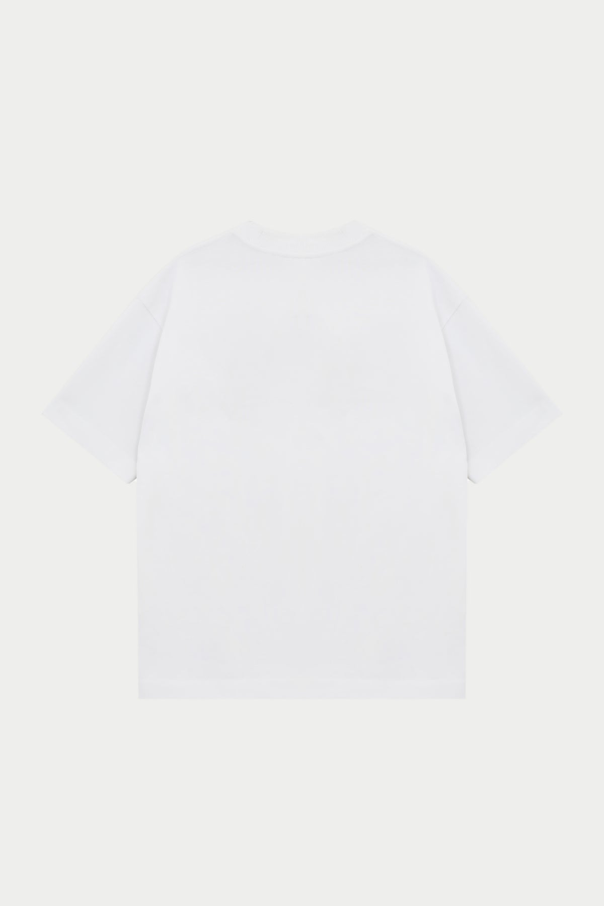 SCRIPT EMBROIDERED T-SHIRT - WHITE