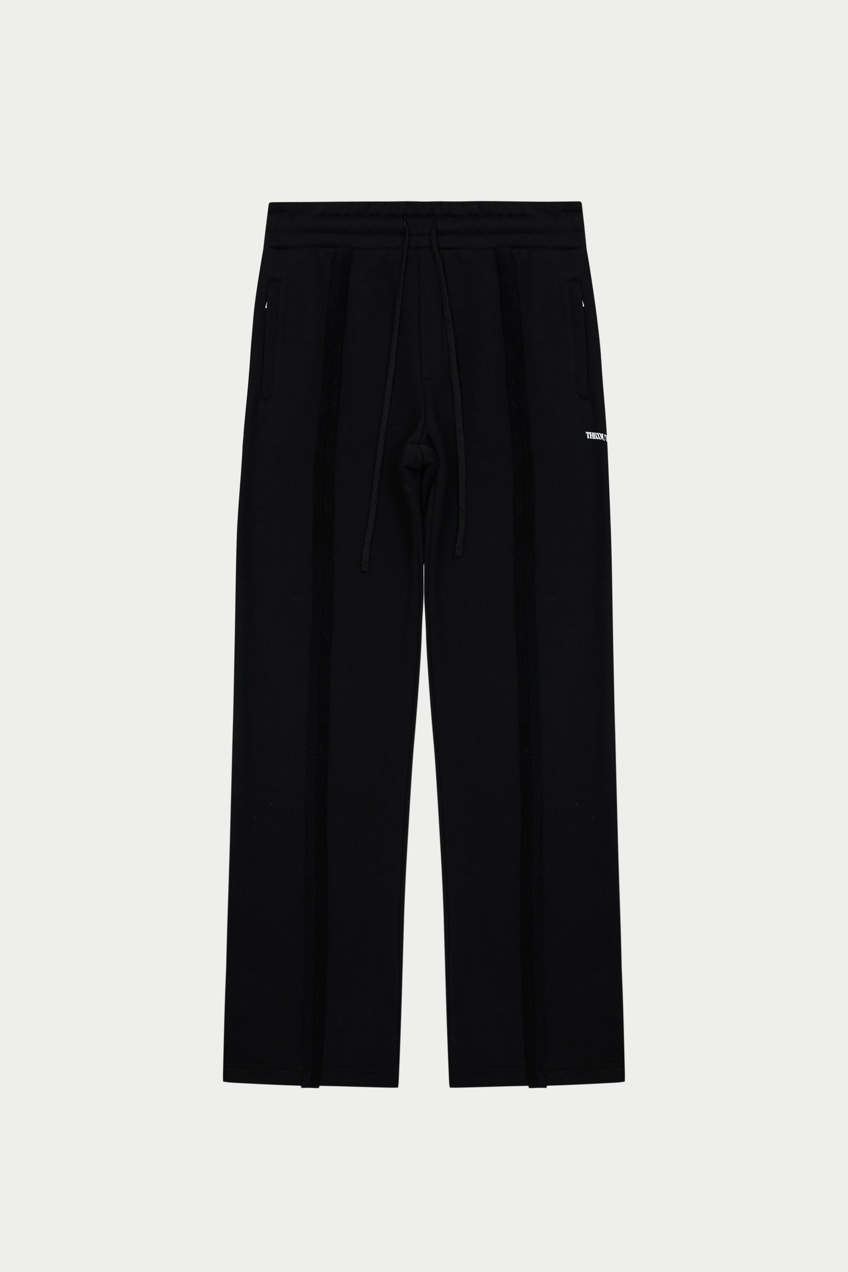 COPYRIGHT STRAIGHT LEG JOGGERS - BLACK