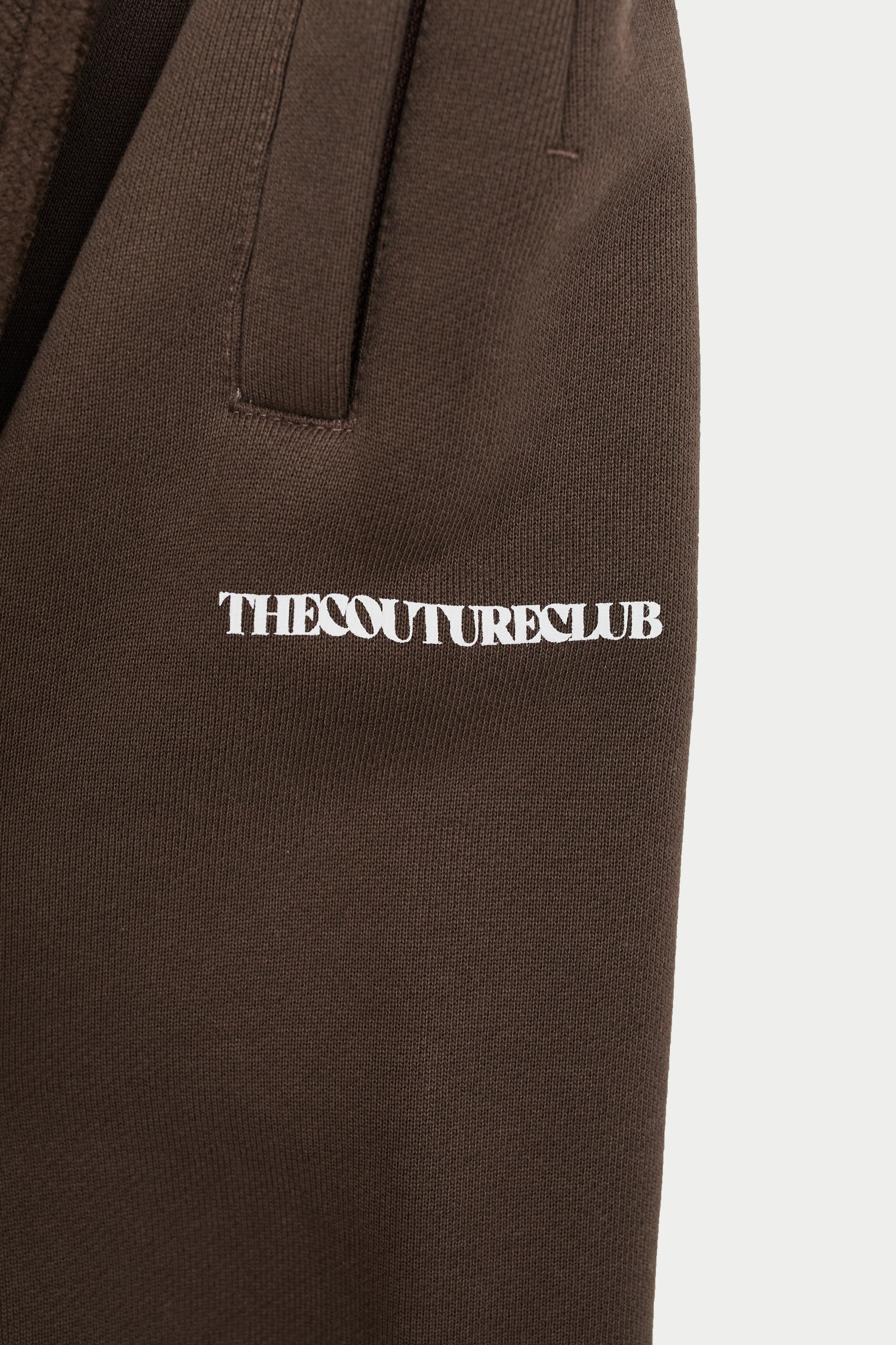 COPYRIGHT STRAIGHT LEG JOGGERS - BROWN