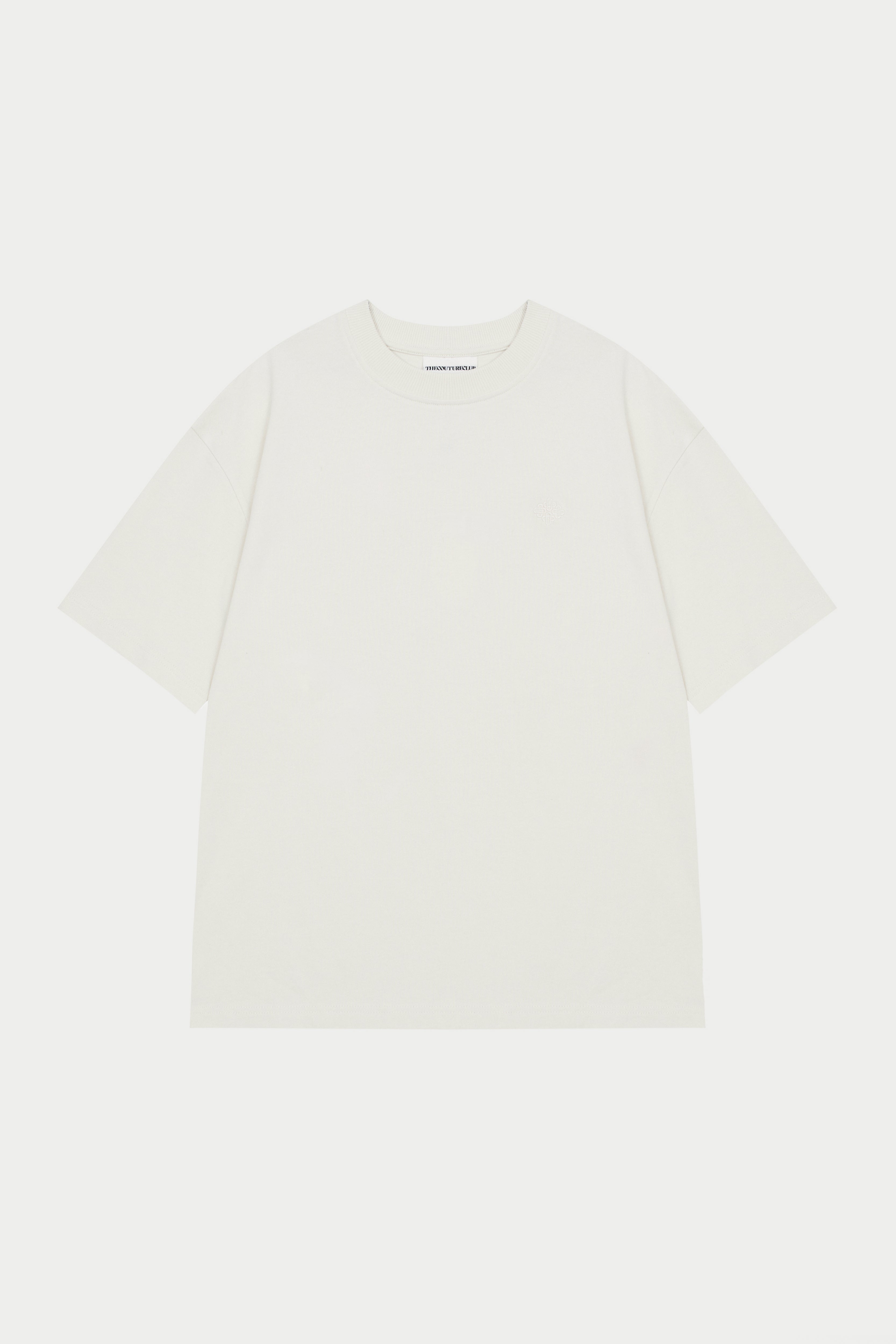 FINE GAUGE KNIT T-SHIRT - OFF WHITE