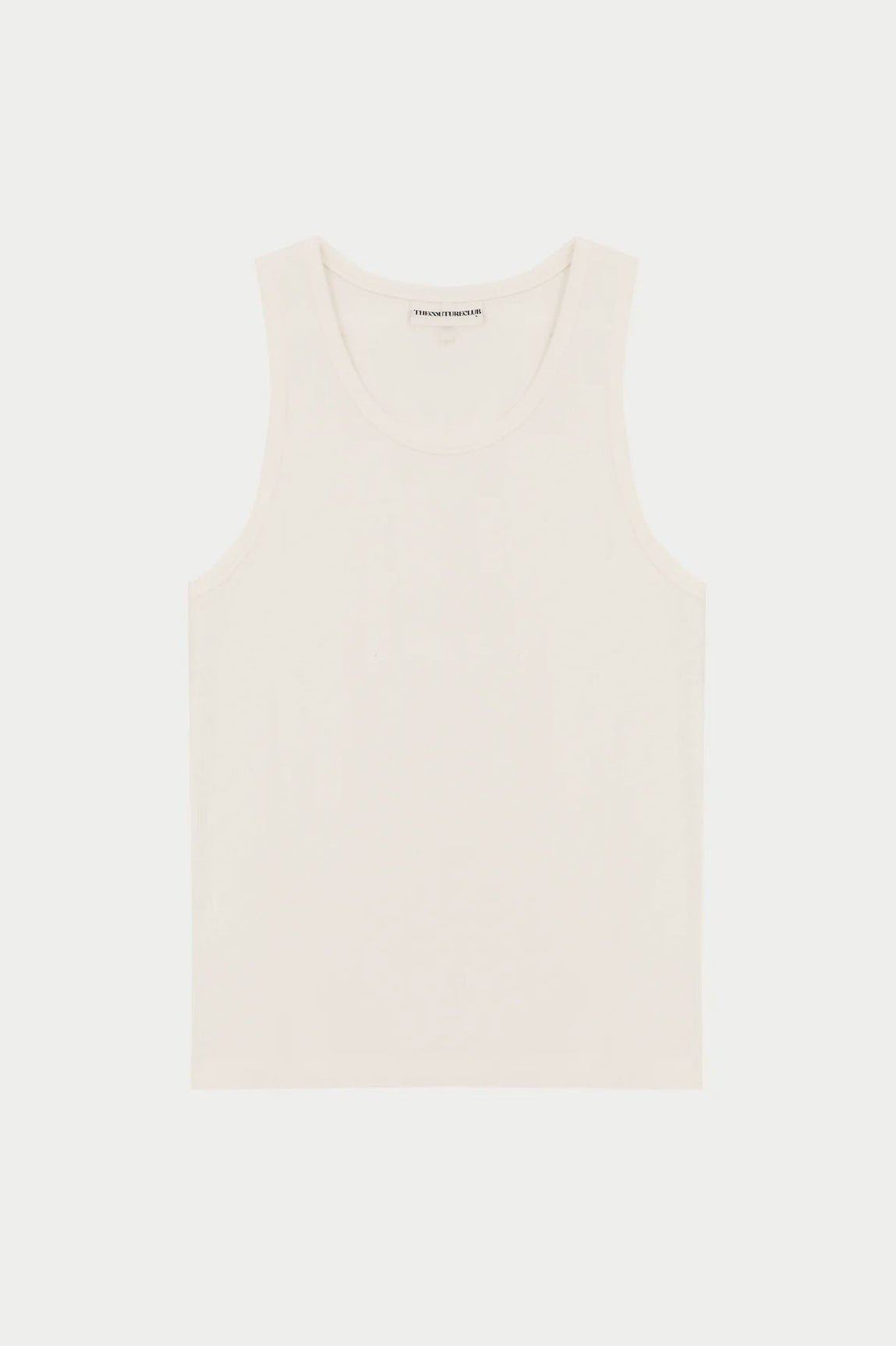 RIBBED VEST - OFF WHITE