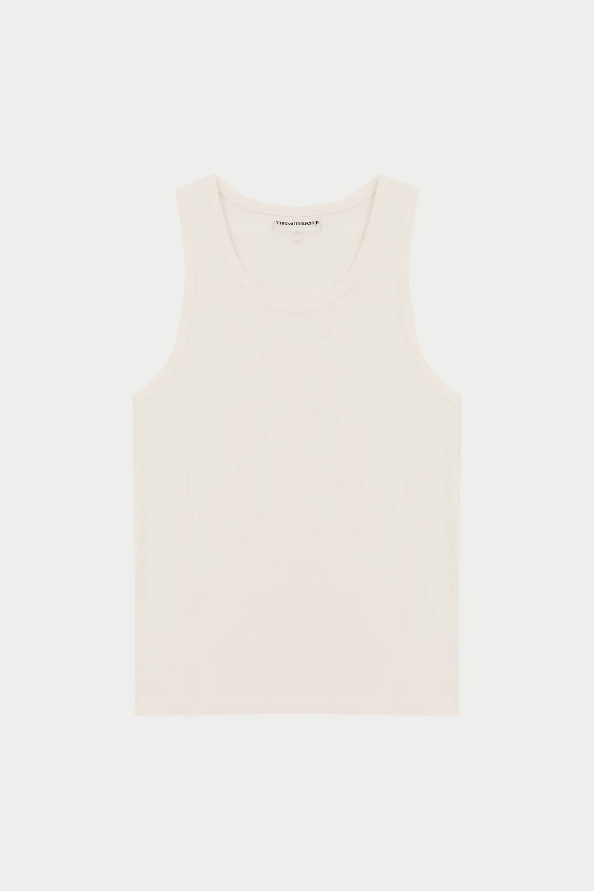 RIBBED VEST - OFF WHITE