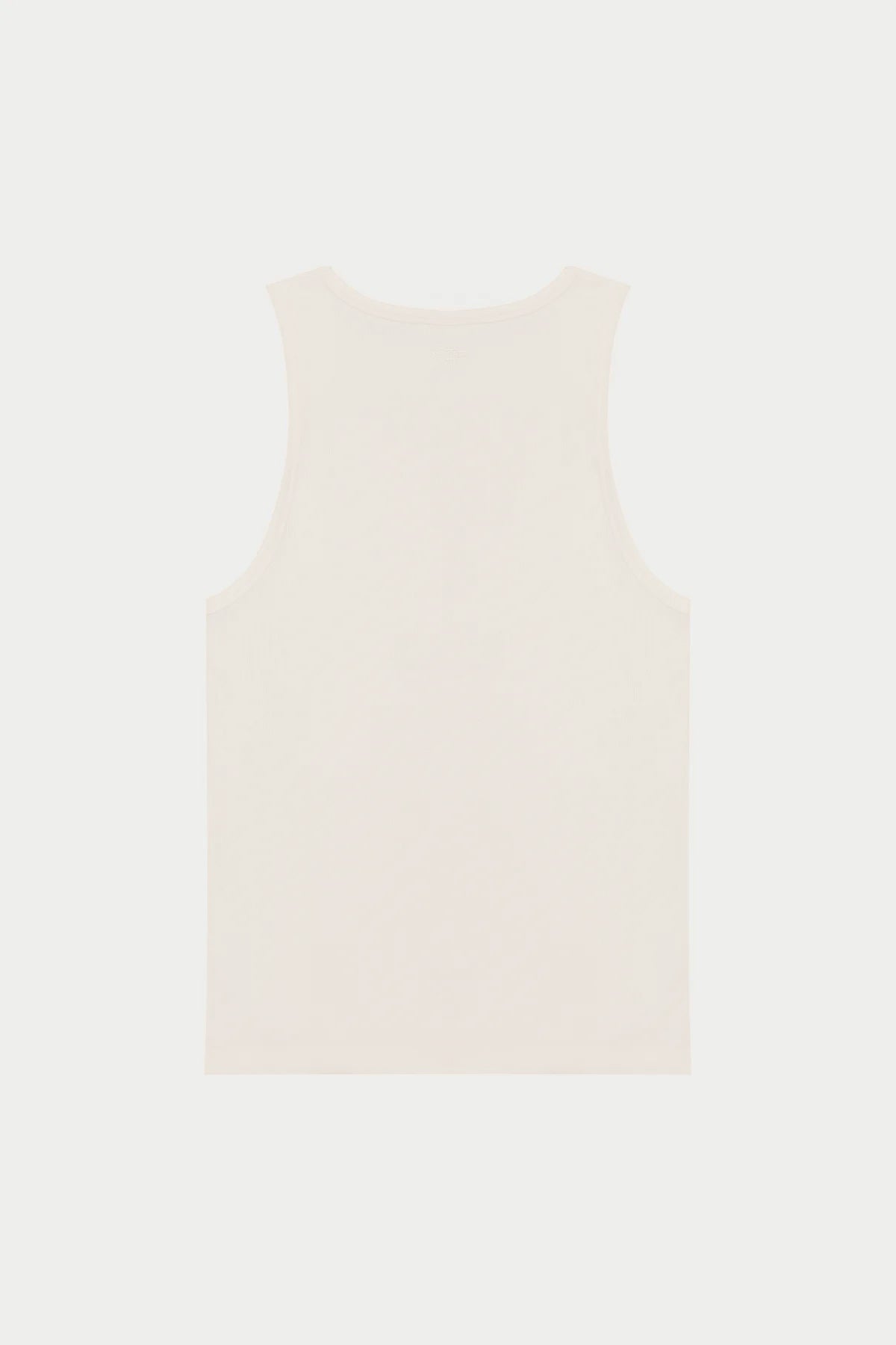 RIBBED VEST - OFF WHITE