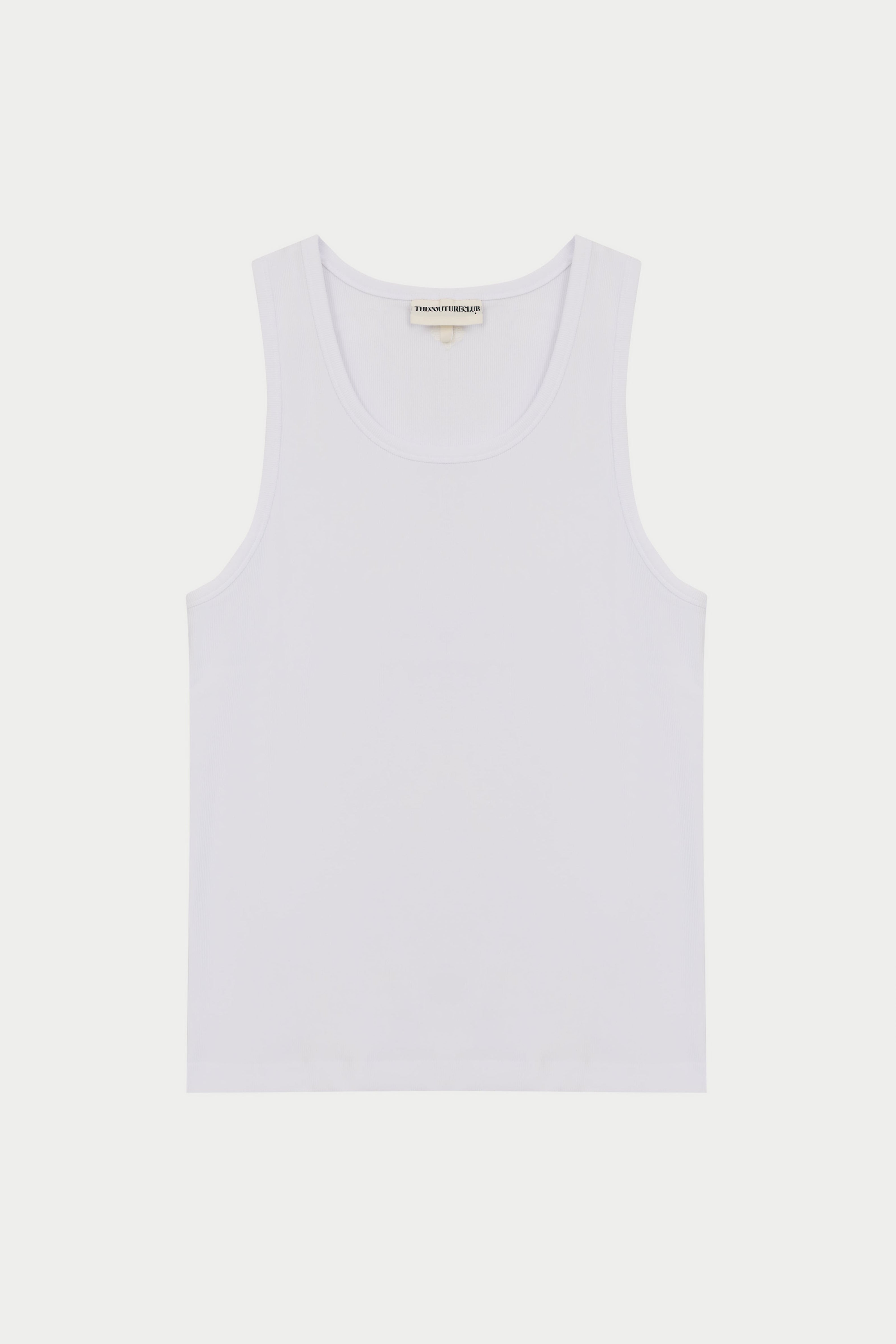 RIBBED VEST - WHITE