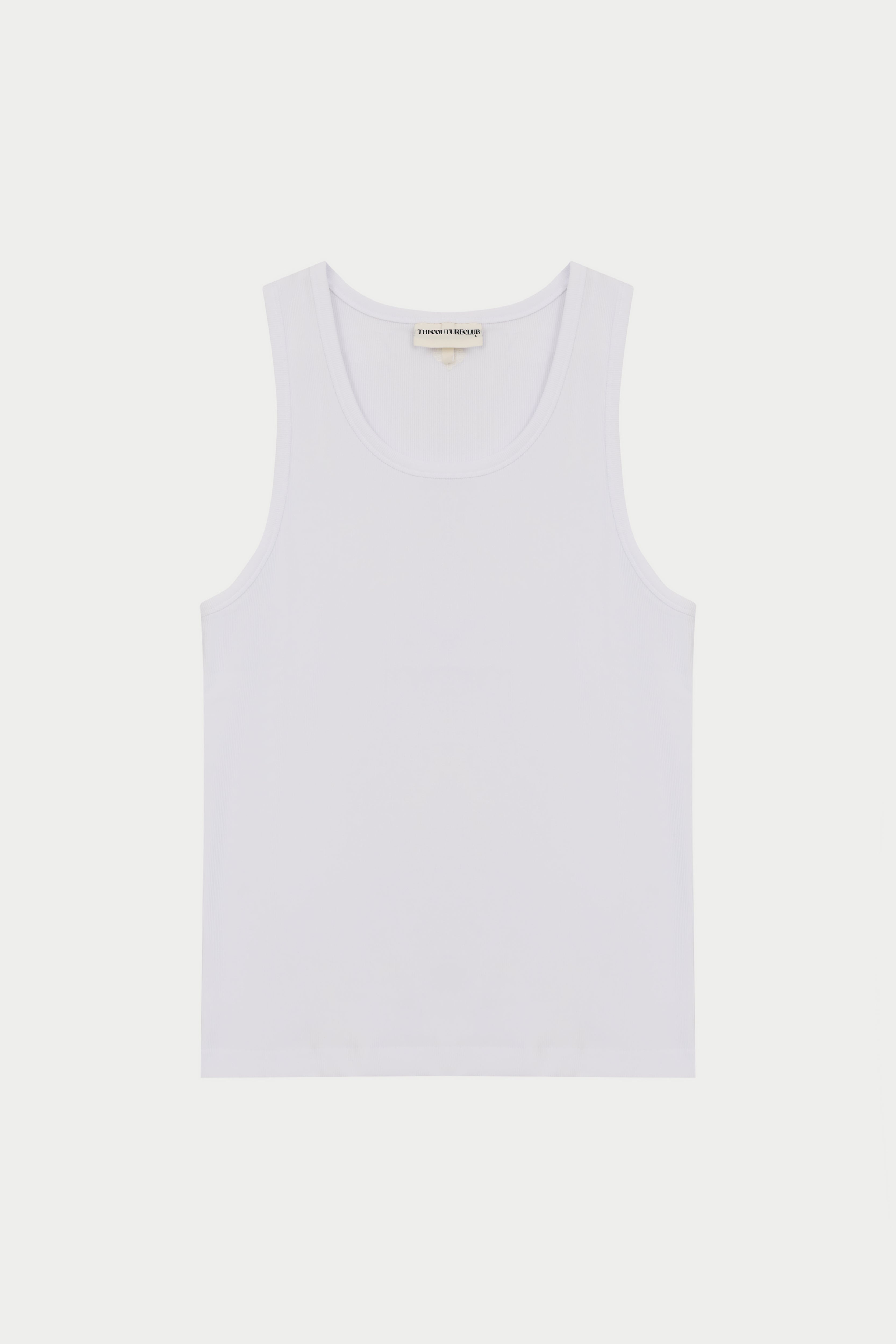 RIBBED VEST - WHITE