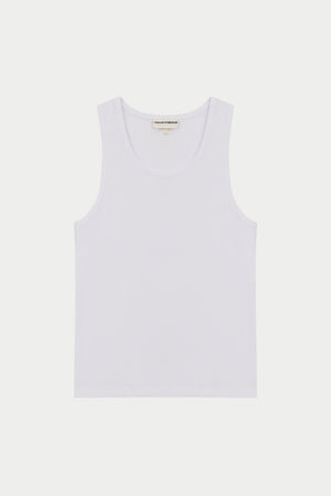 RIBBED VEST - WHITE
