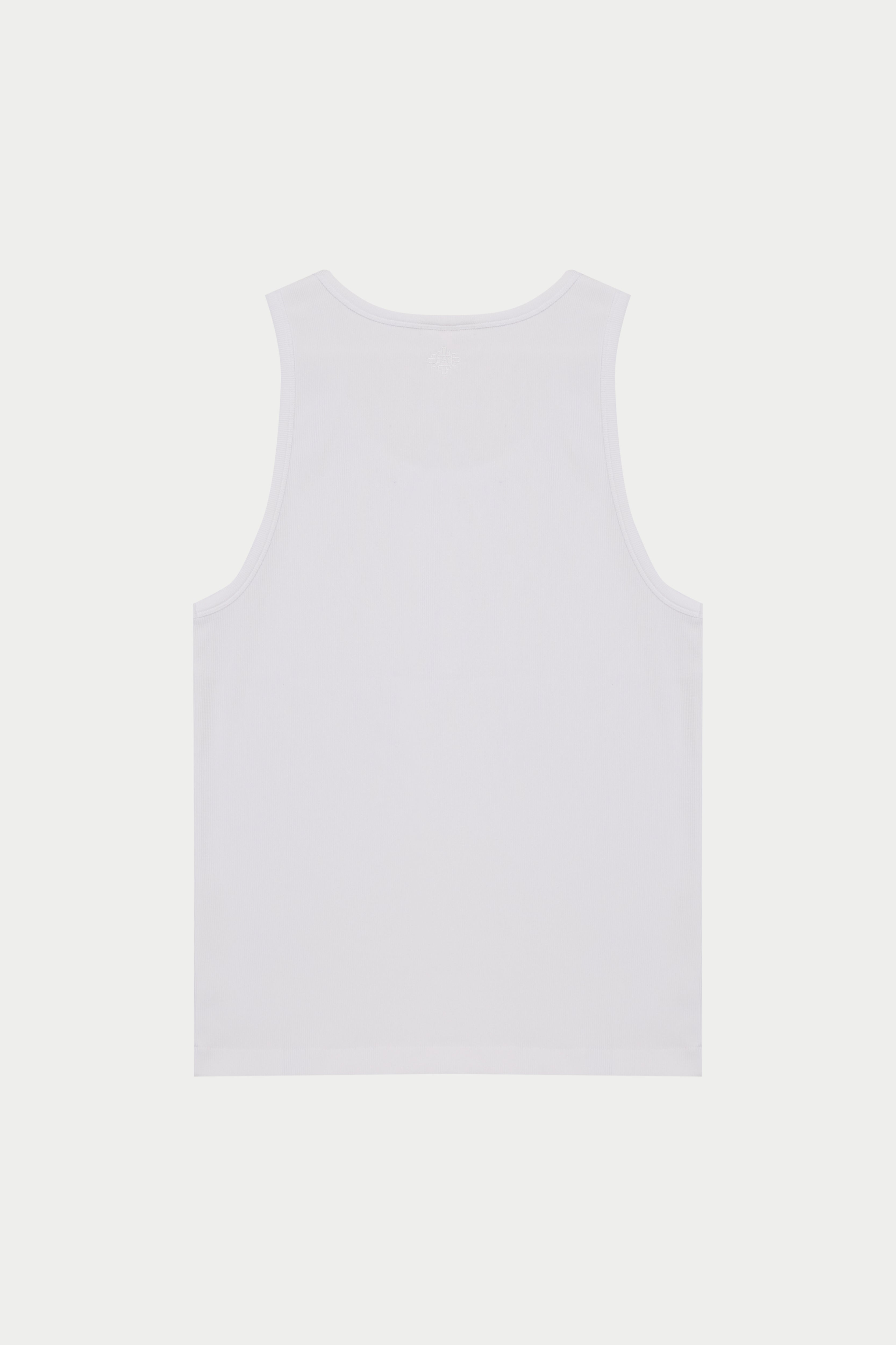 RIBBED VEST - WHITE
