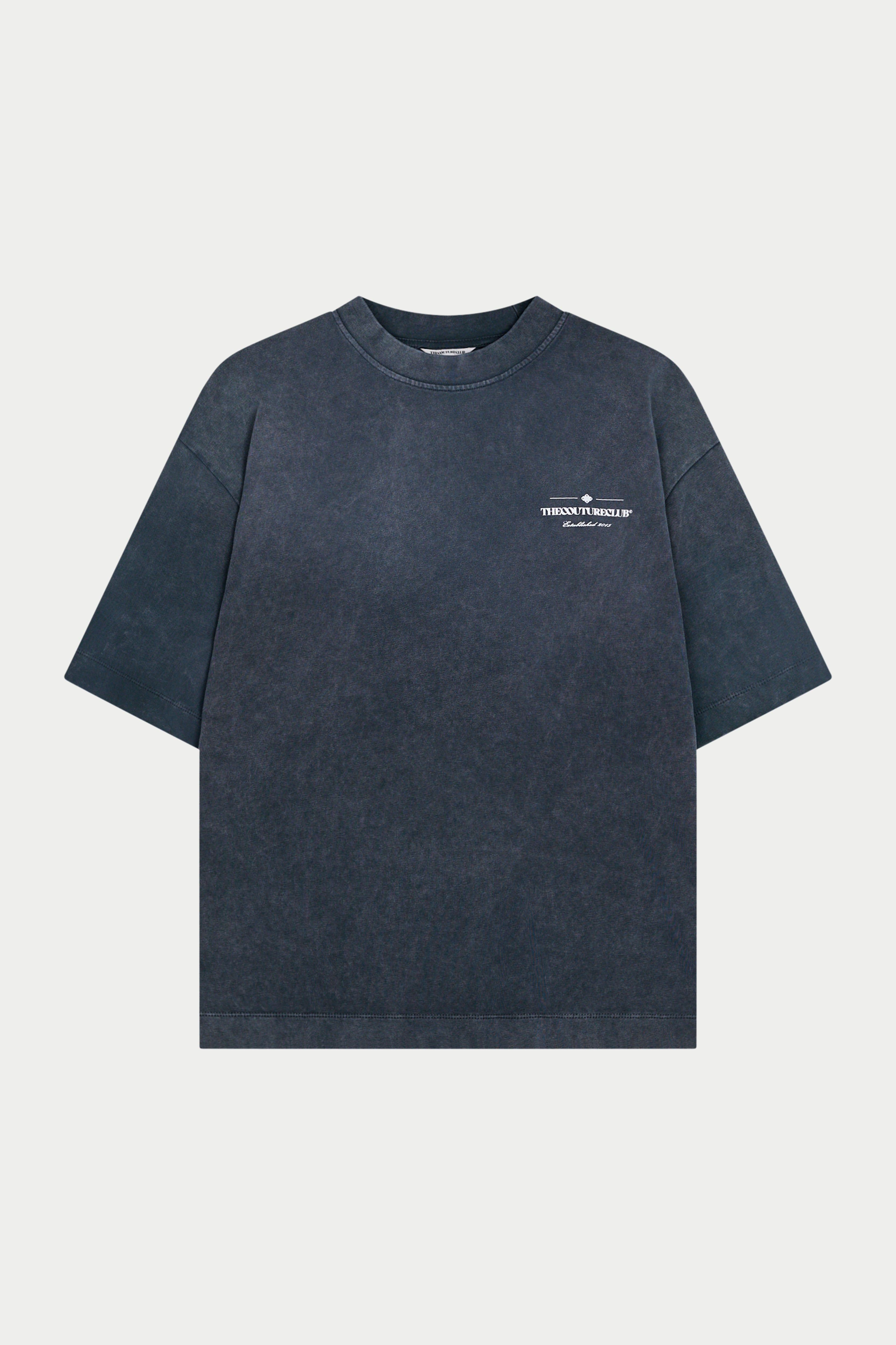 SPRAY WASH COPYRIGHT MULTI GRAPHIC T-SHIRT - BLACK