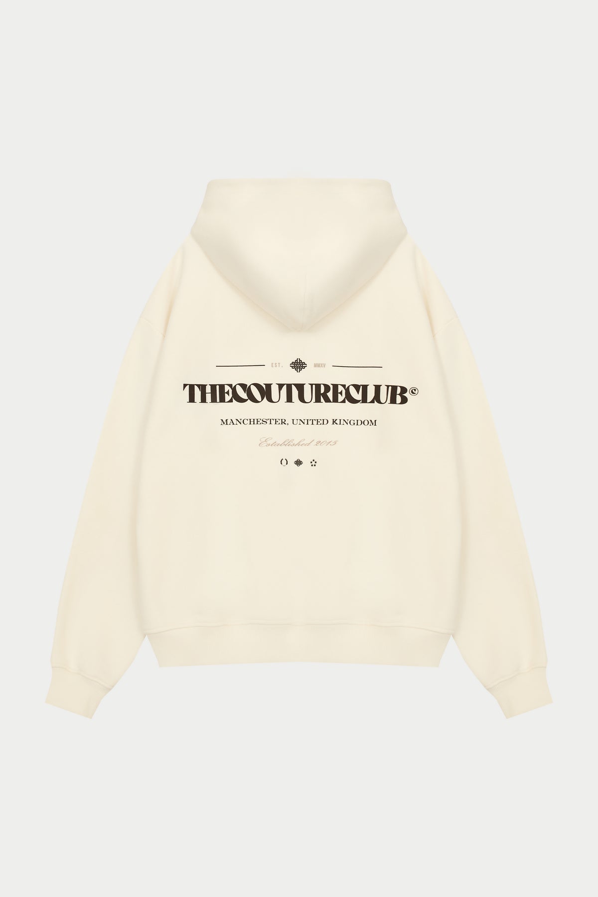COPYRIGHT MULTI GRAPHIC HOODIE - OFF WHITE