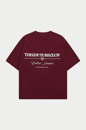 ENDLESS SUMMER GRAPHIC T-SHIRT - BURGUNDY