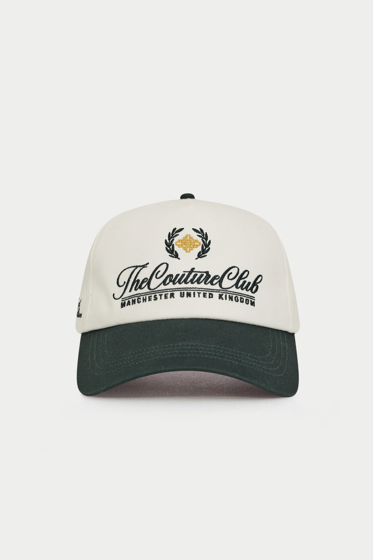 LAUREL EMBROIDERY CAP - FOREST GREEN