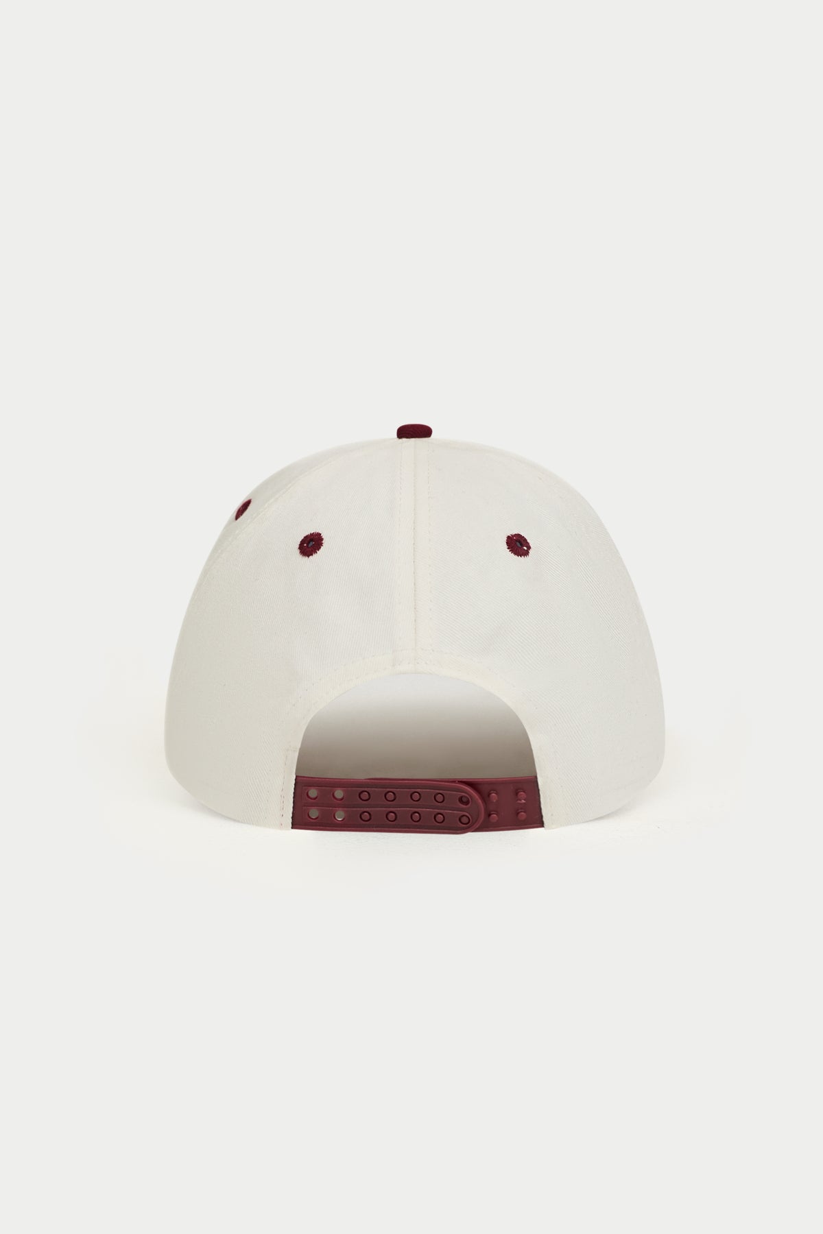 LAUREL EMBROIDERY CAP - BURGUNDY