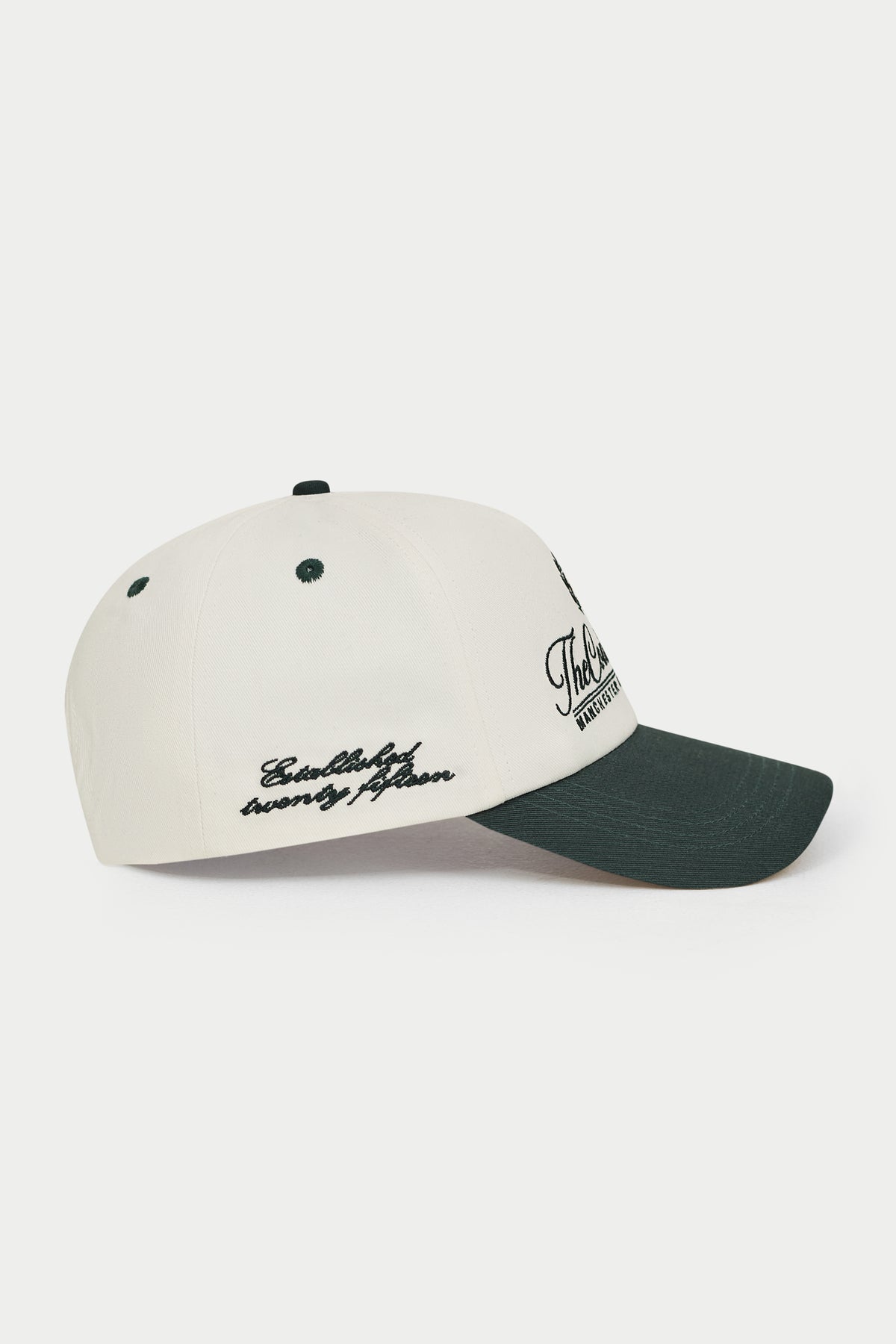 LAUREL EMBROIDERY CAP - FOREST GREEN