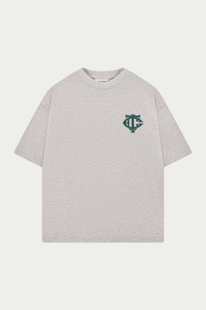 MONOGRAM T-SHIRT - GREY MARL